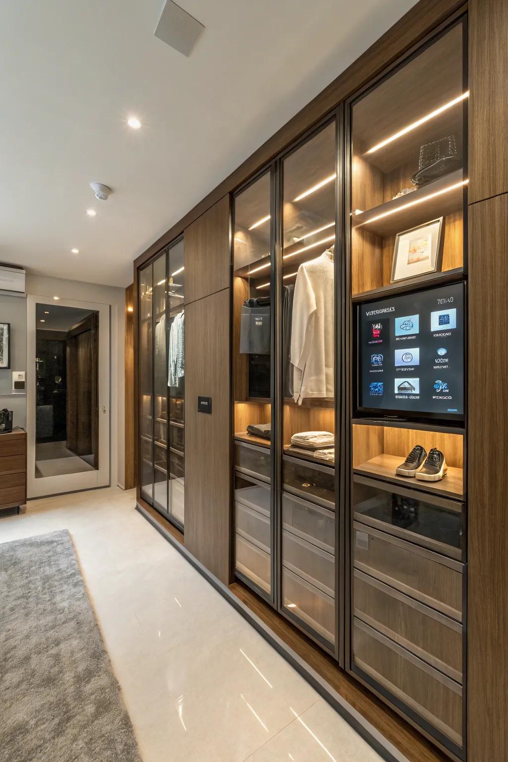 Smart tech delivers modern convenience.