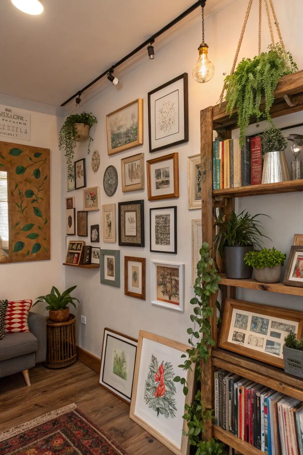Express your unique style with an eclectic mix of paneling.