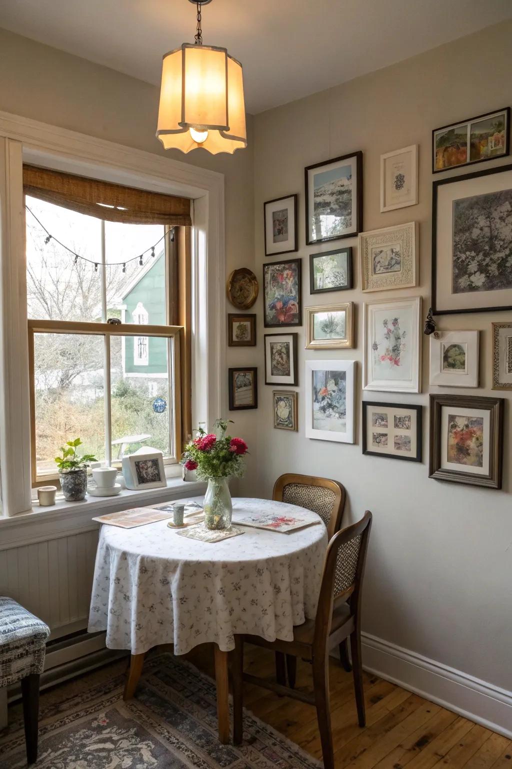 A gallery feature outlines the window beautifully, appending character to the space.