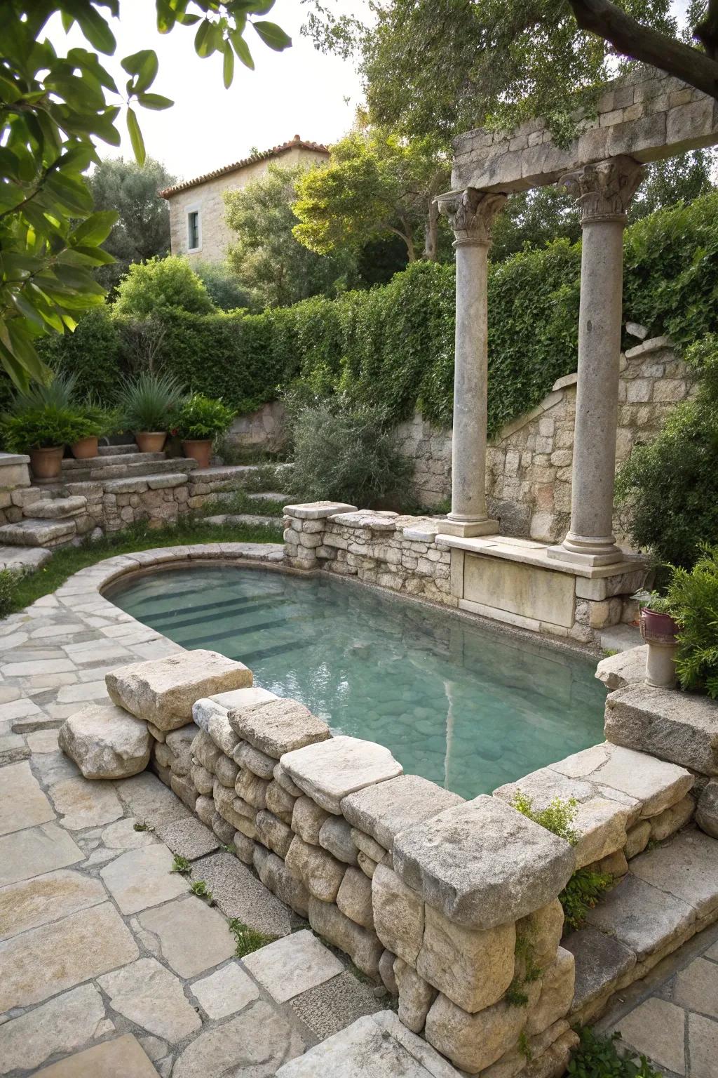 Revamp your yard into a tranquil retreat utilizing enduring stone skillfulness.