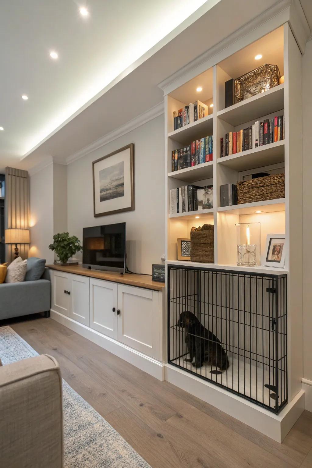 Maximize space using storage-oriented crate designs.