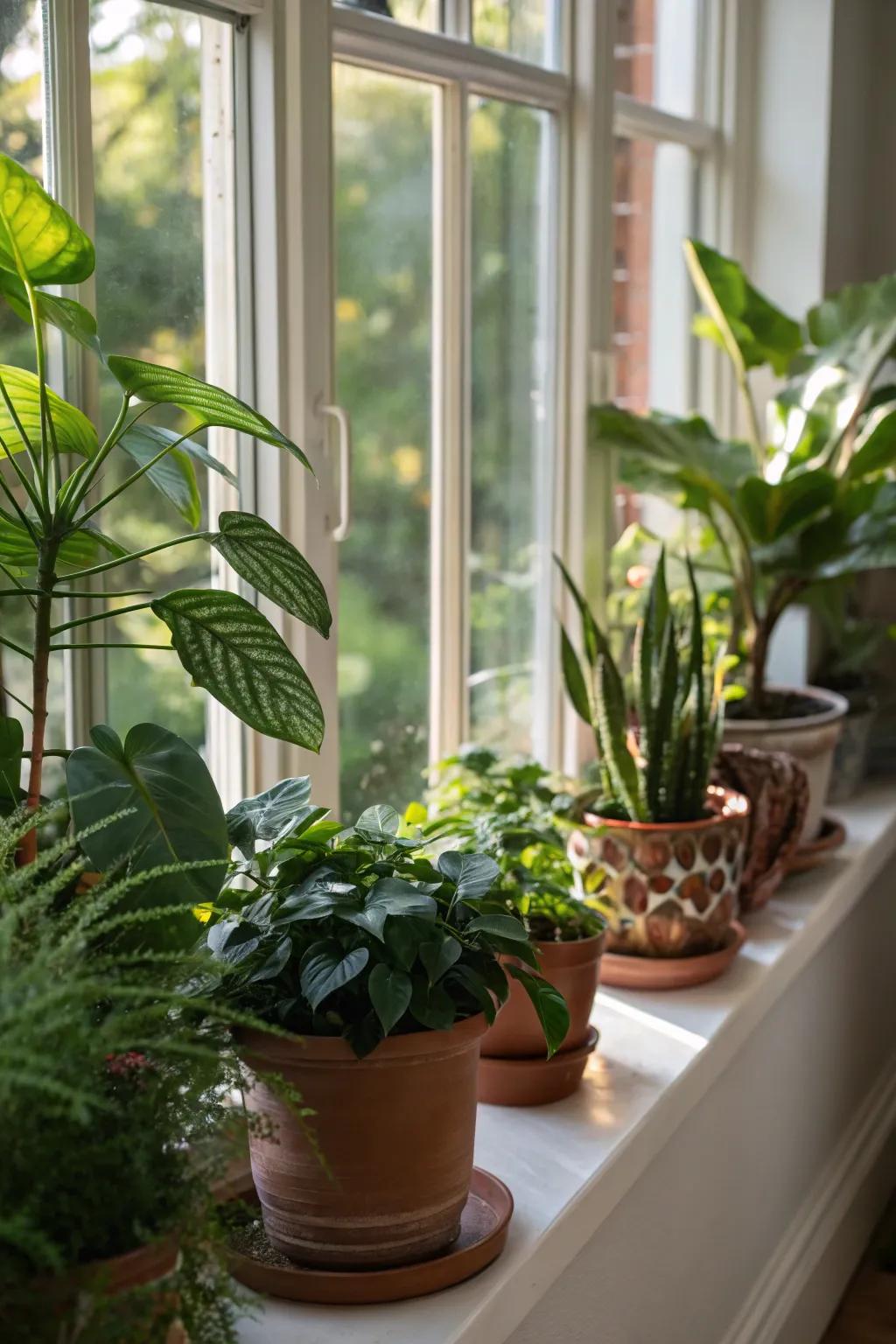An indoor garden breathes vitality and vibrancy into your dwelling.