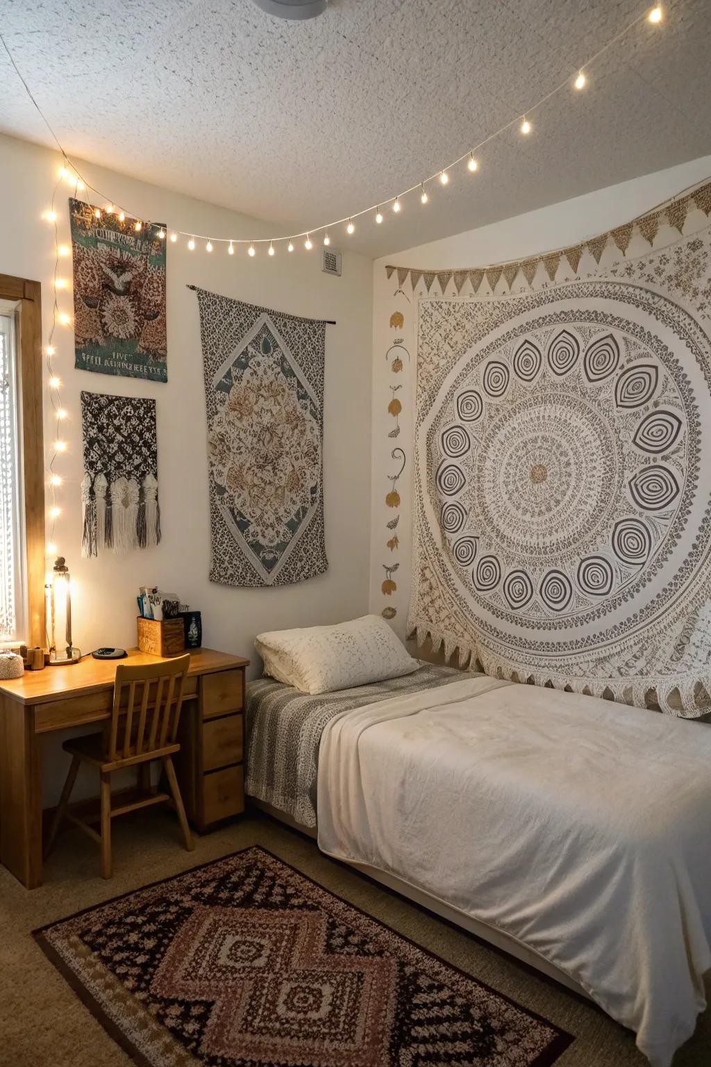 Adding textural elements enhances the warmth and richness of your bedroom's aesthetic.