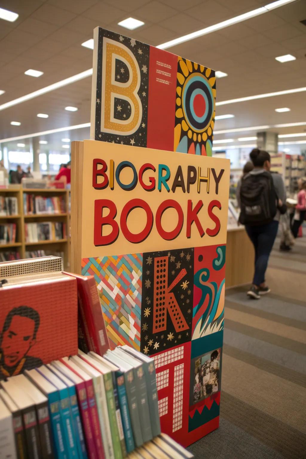 Bright and bold layouts to draw attention.