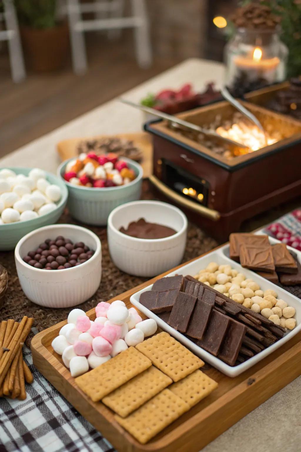 An elegant spin on the beloved s'more treat.