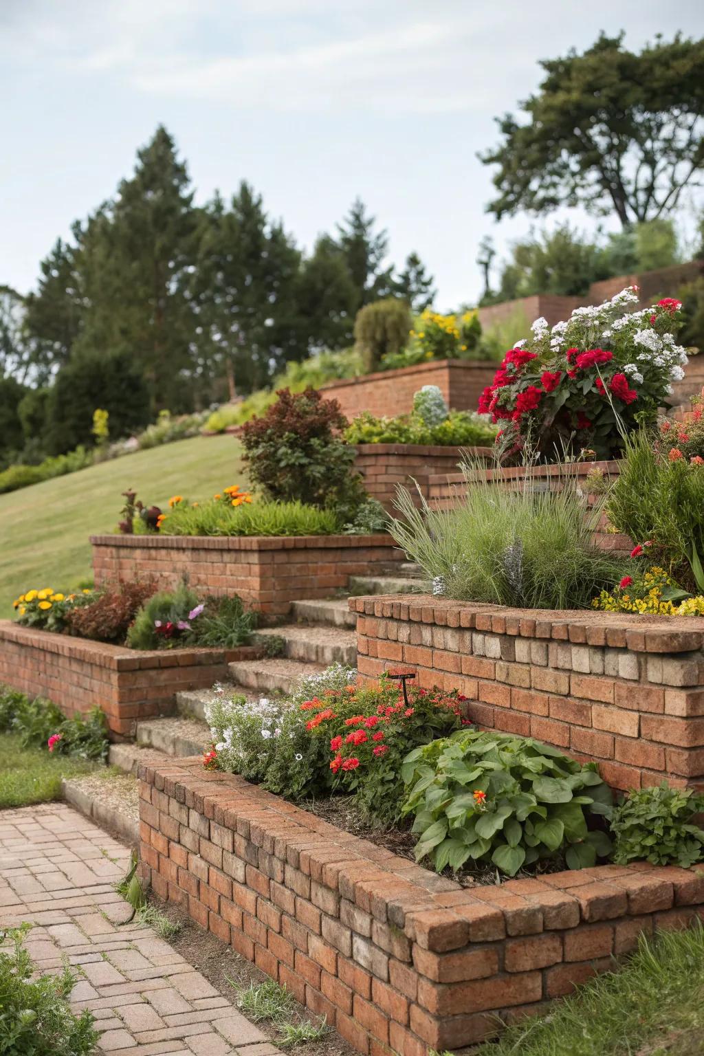 Layered designs add depth and dimension to your garden.