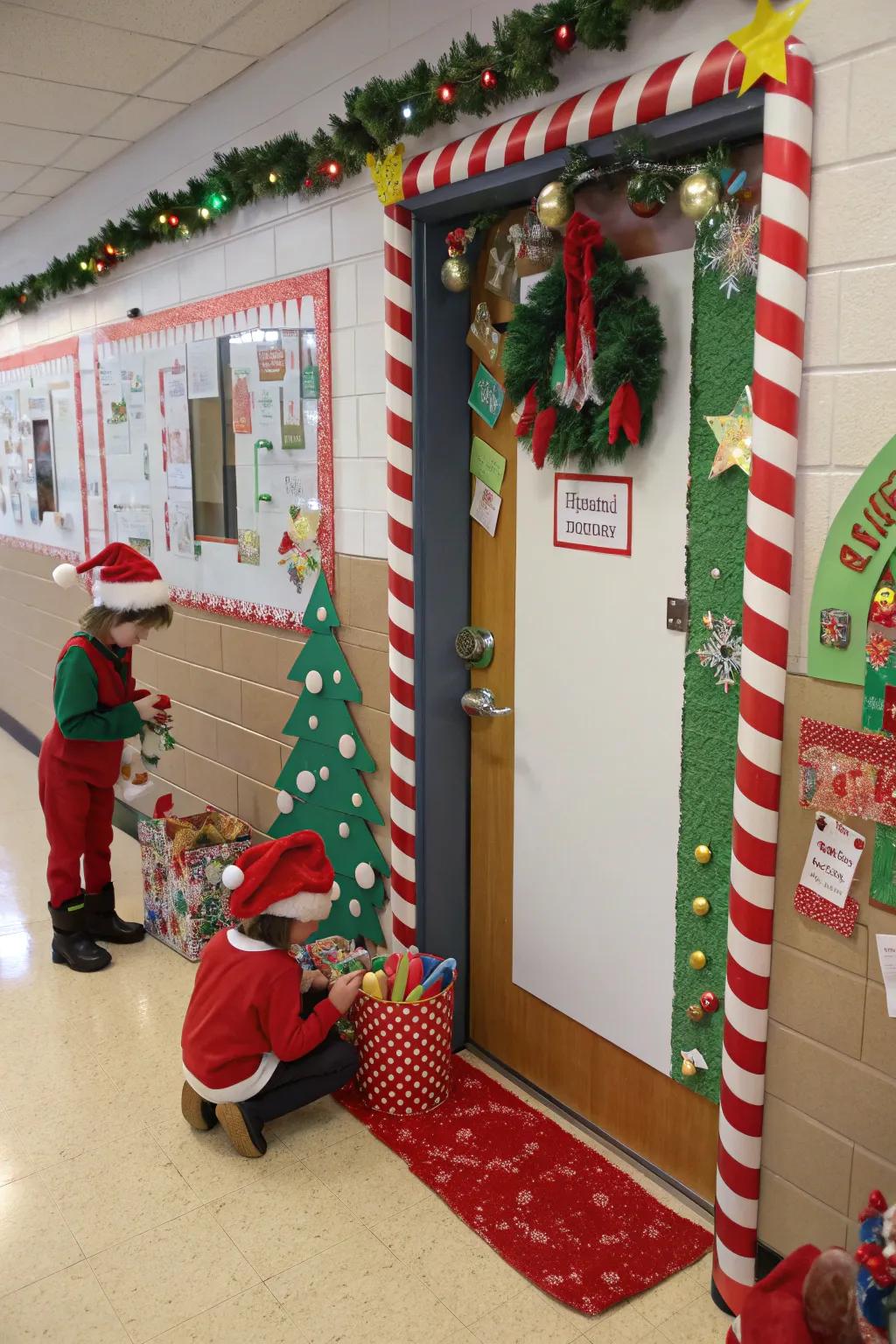 Elves Diligently Working in Santa's Studio!