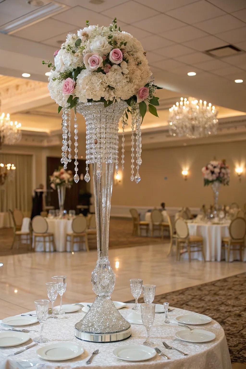 Gem details bestow a hint of sparkle and sophistication