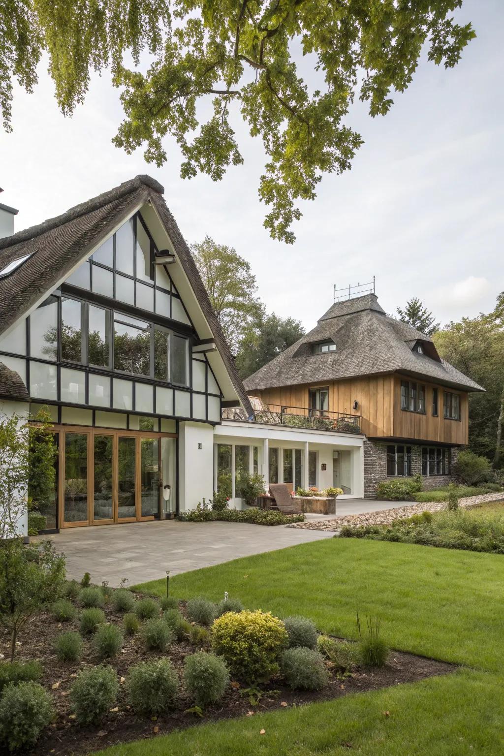 An ideal combination of architectural designs contained within one compound.