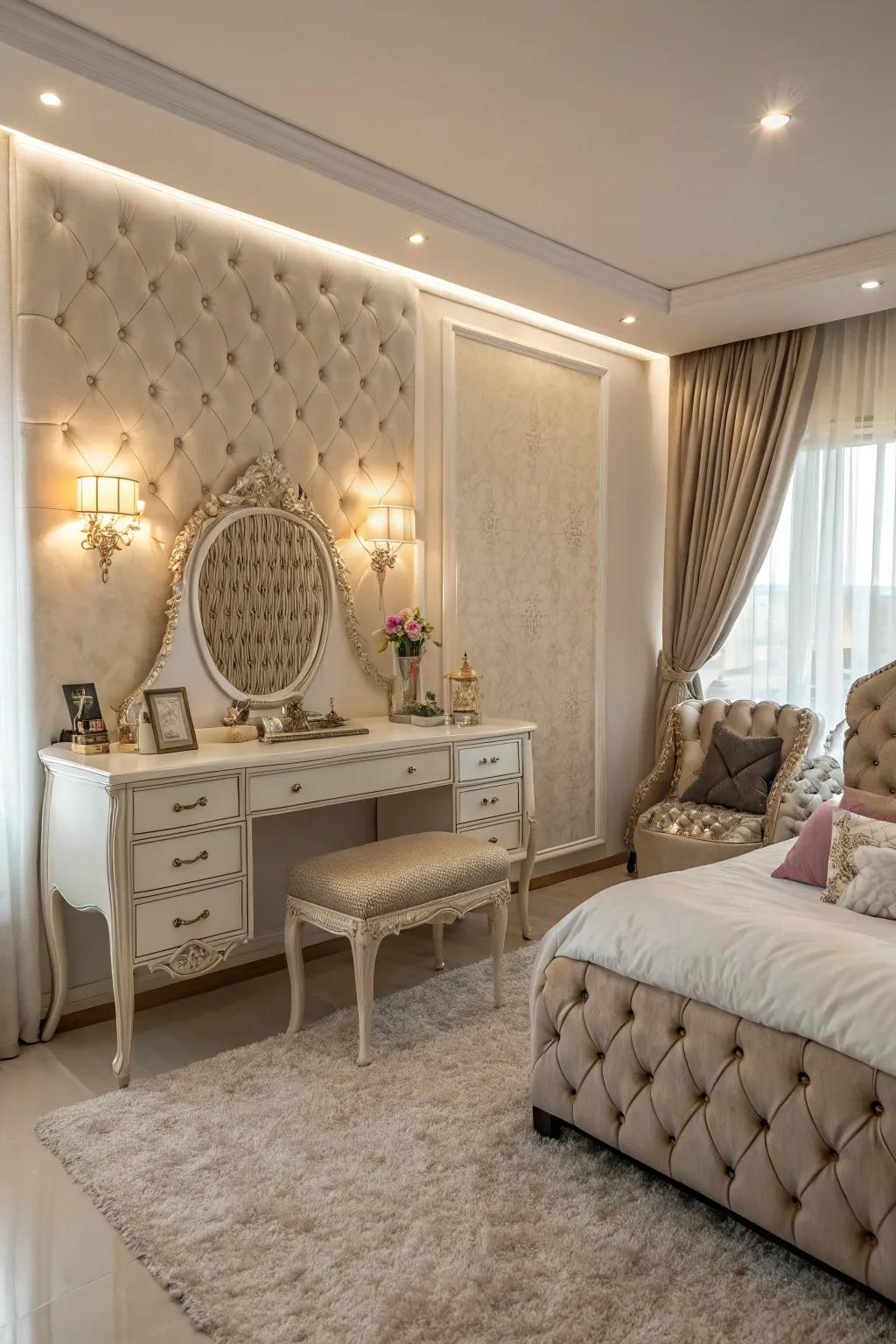 Refined furniture pieces that add classiness to any bedroom.