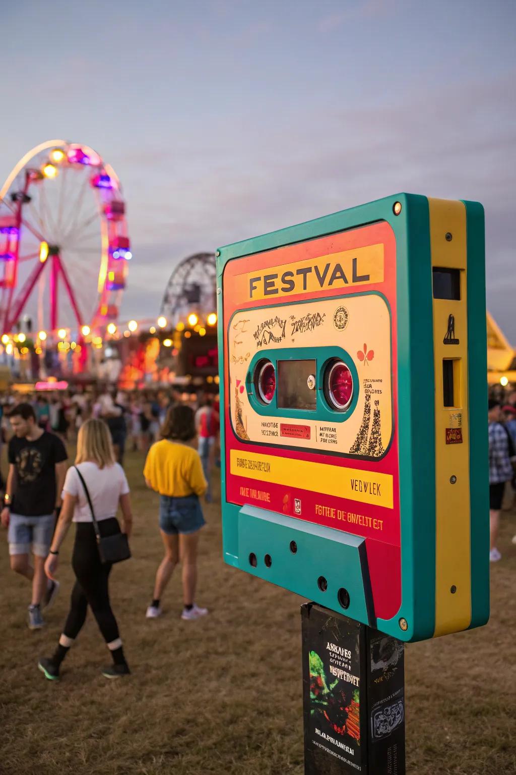 Totems referencing classic pop culture evoke charm and a sense of nostalgia.