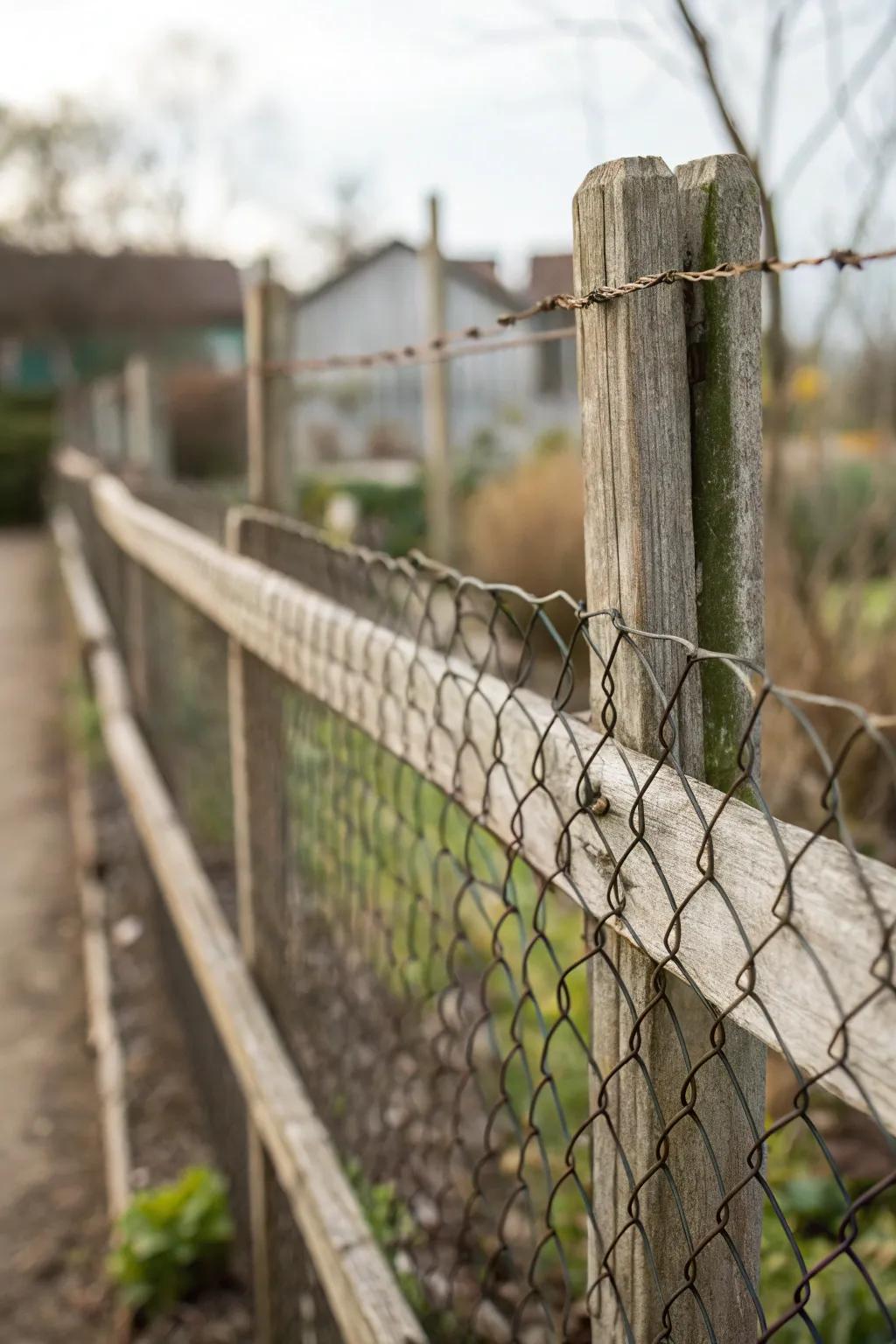 Half-inch hardware mesh diligently keeps the tiniest pests out of the garden.