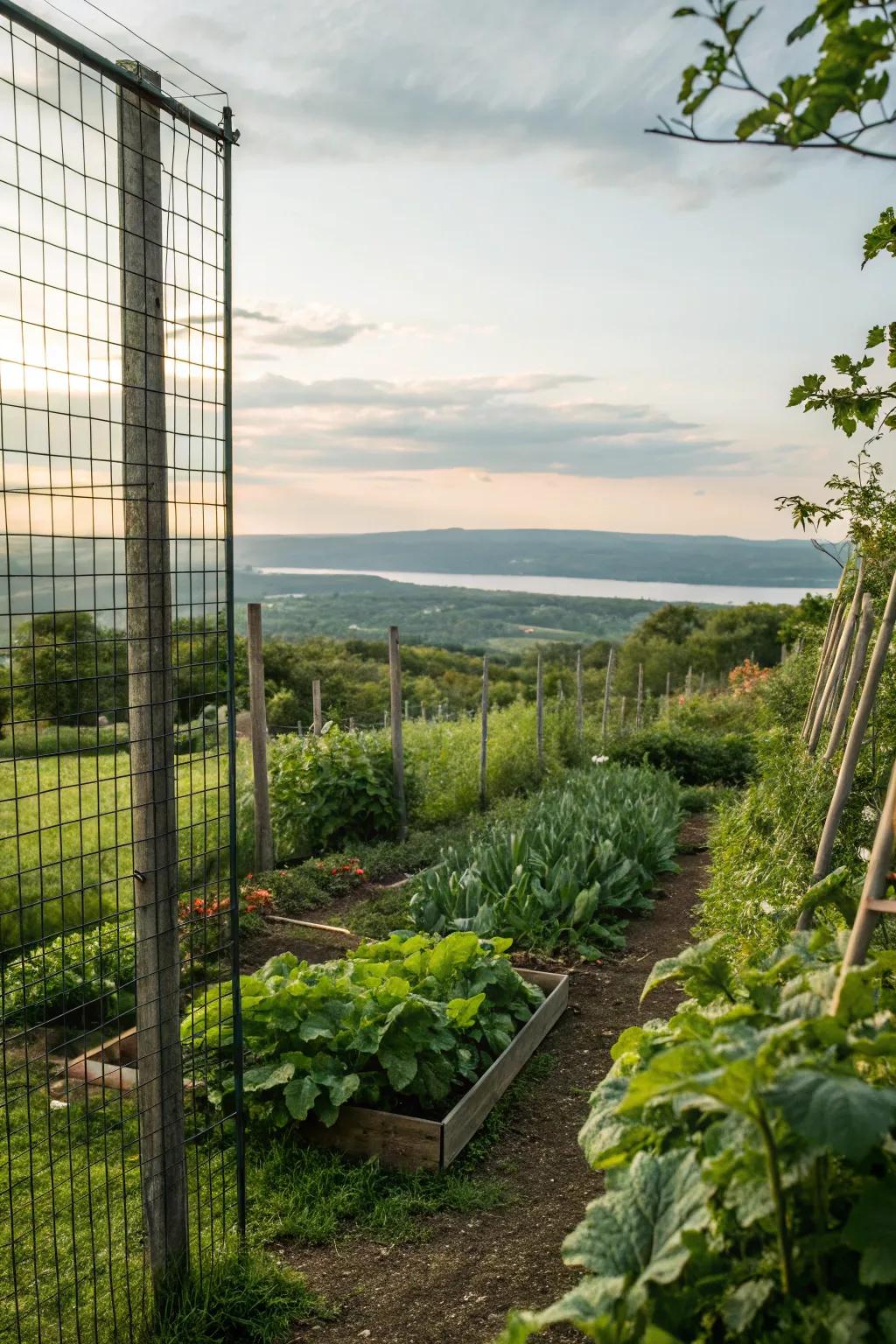 Mesh barriers offer protection while maintaining stunning vistas.