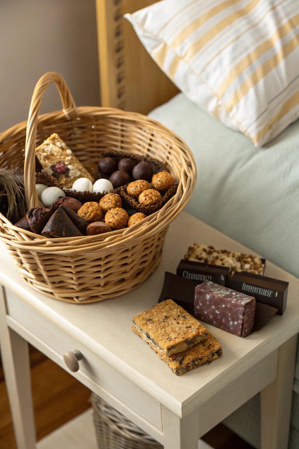 Both sweet and savory snacks to satisfy any craving.