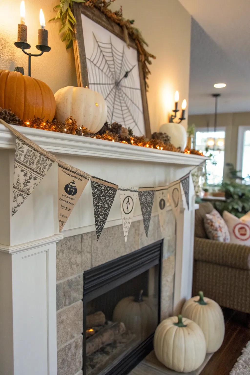 Buntings and streamers evoke a sense of nostalgia and festivity.