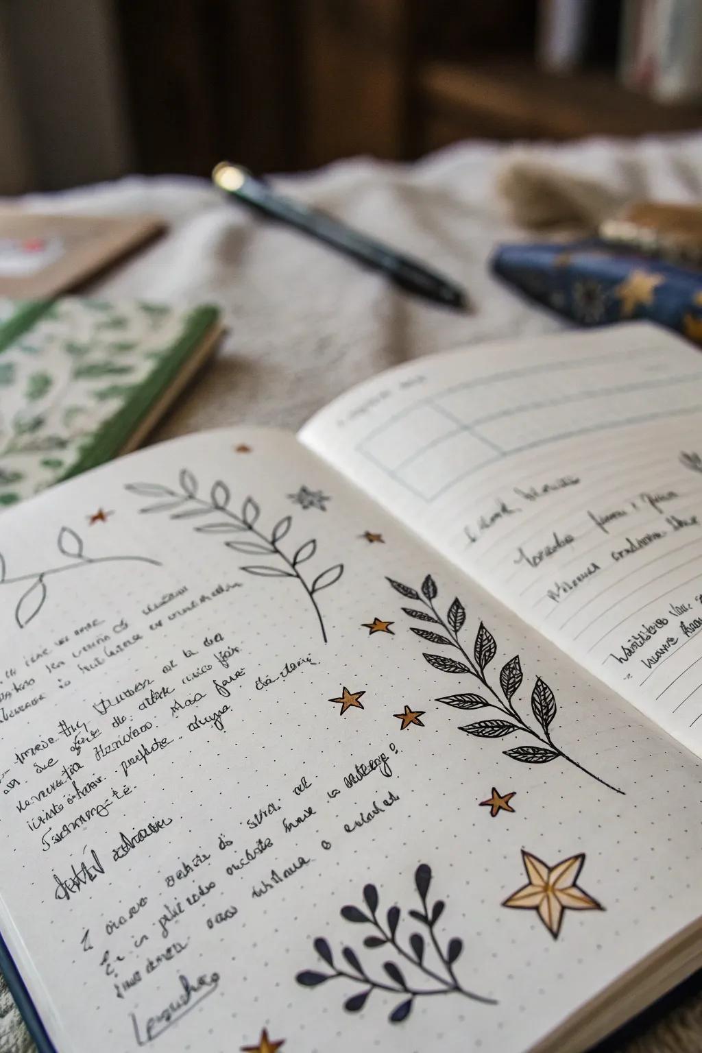 Watch whimsical doodles breathe life into your headers.