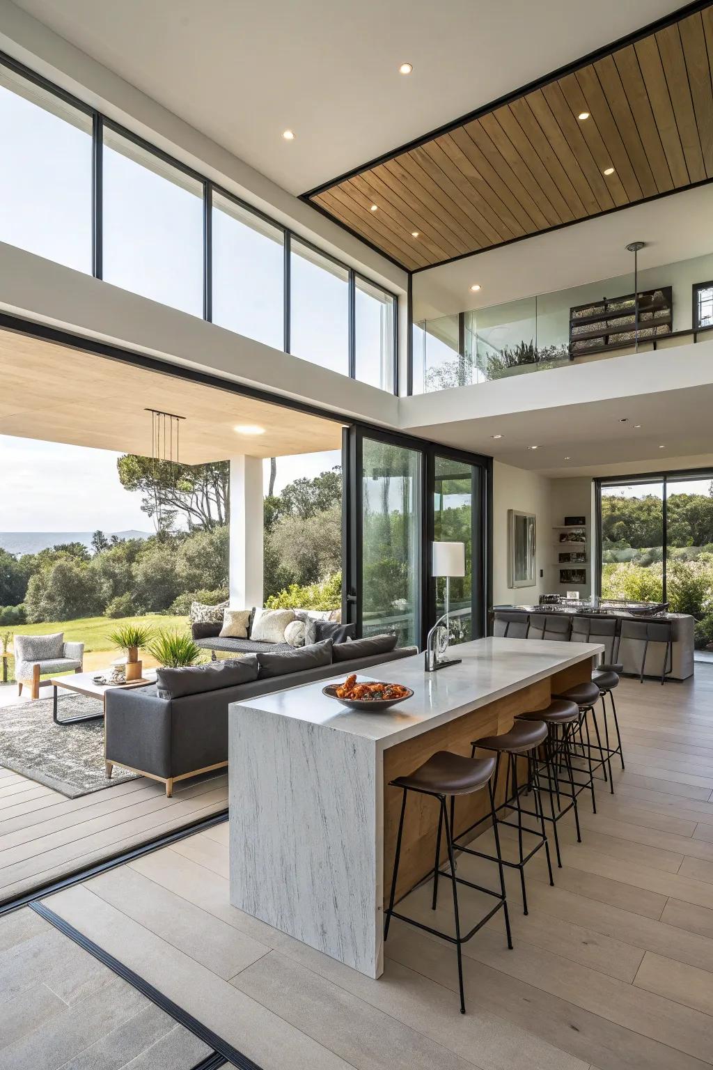 An integrated area that enriches interaction and effortless mobility.