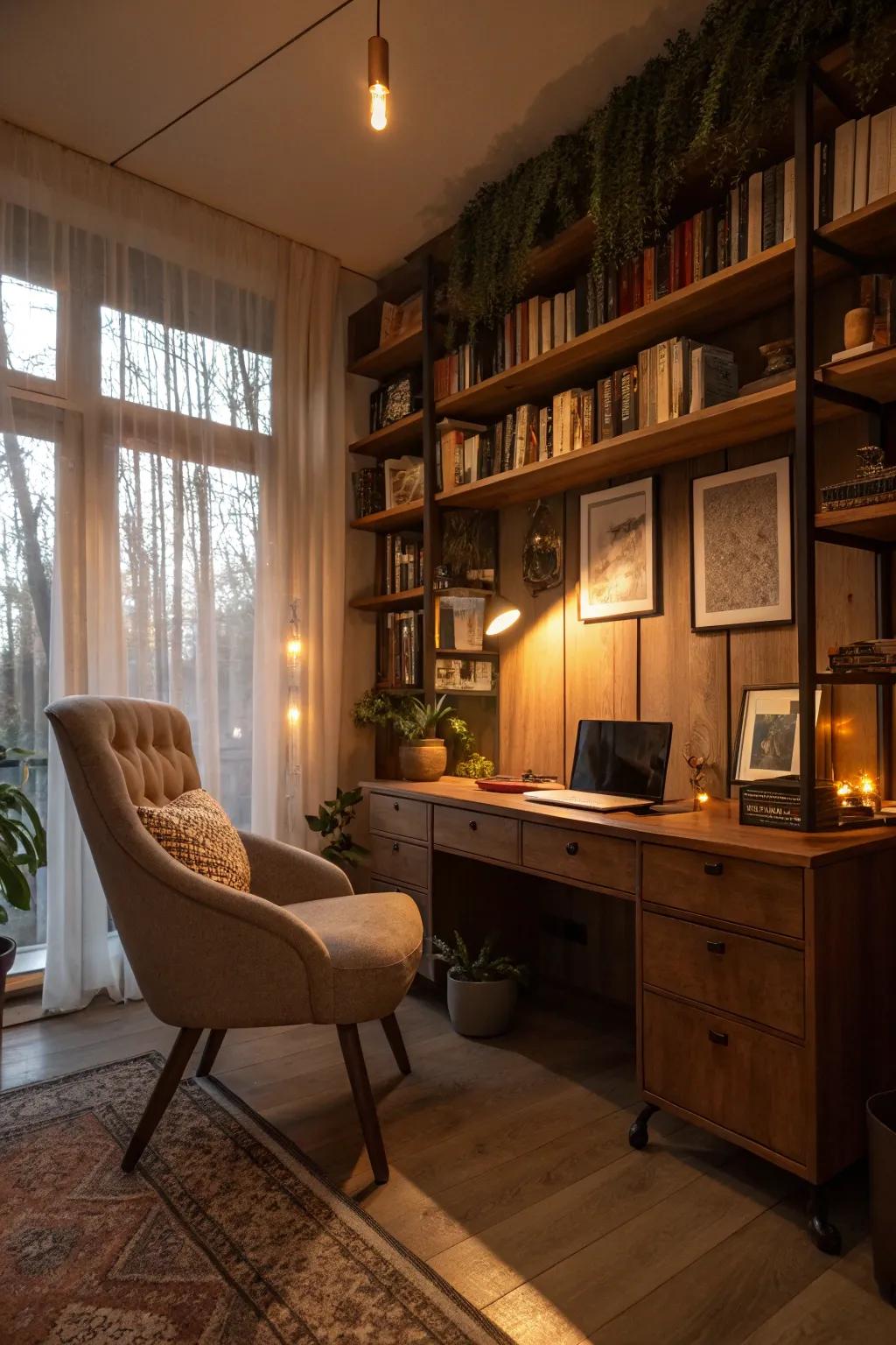 Define your space using warm, encircling ambient light.