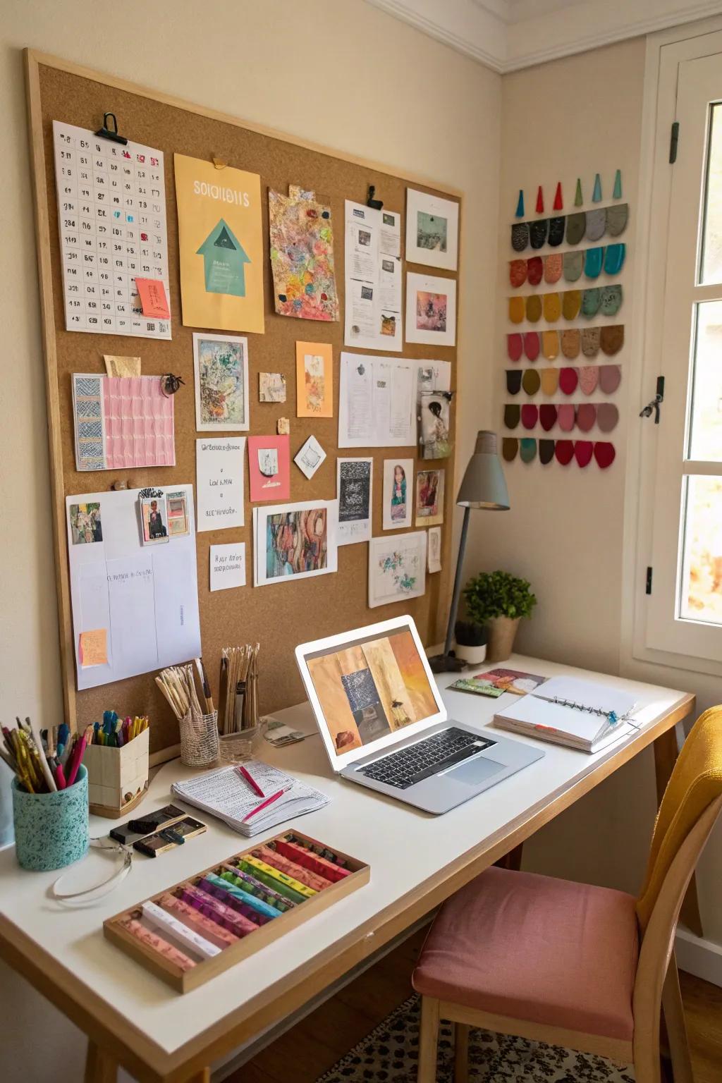 An idea board ensures your ideas are always structured and reachable.