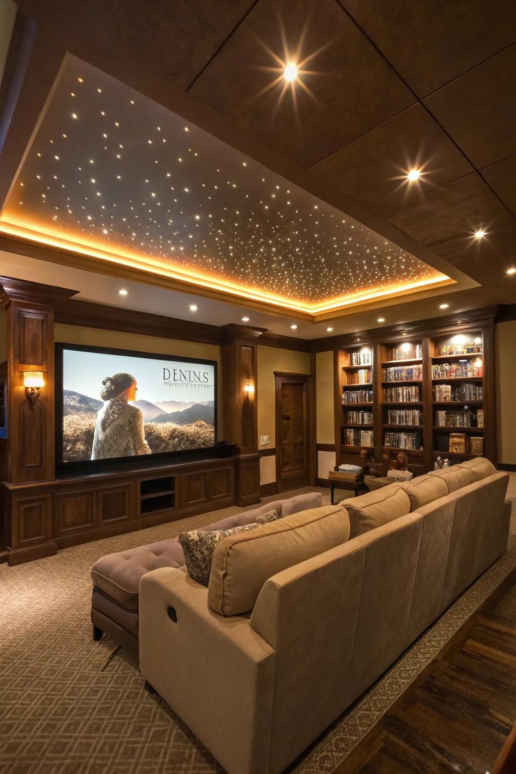 Refined highlighted lighting for a sophisticated atmosphere.