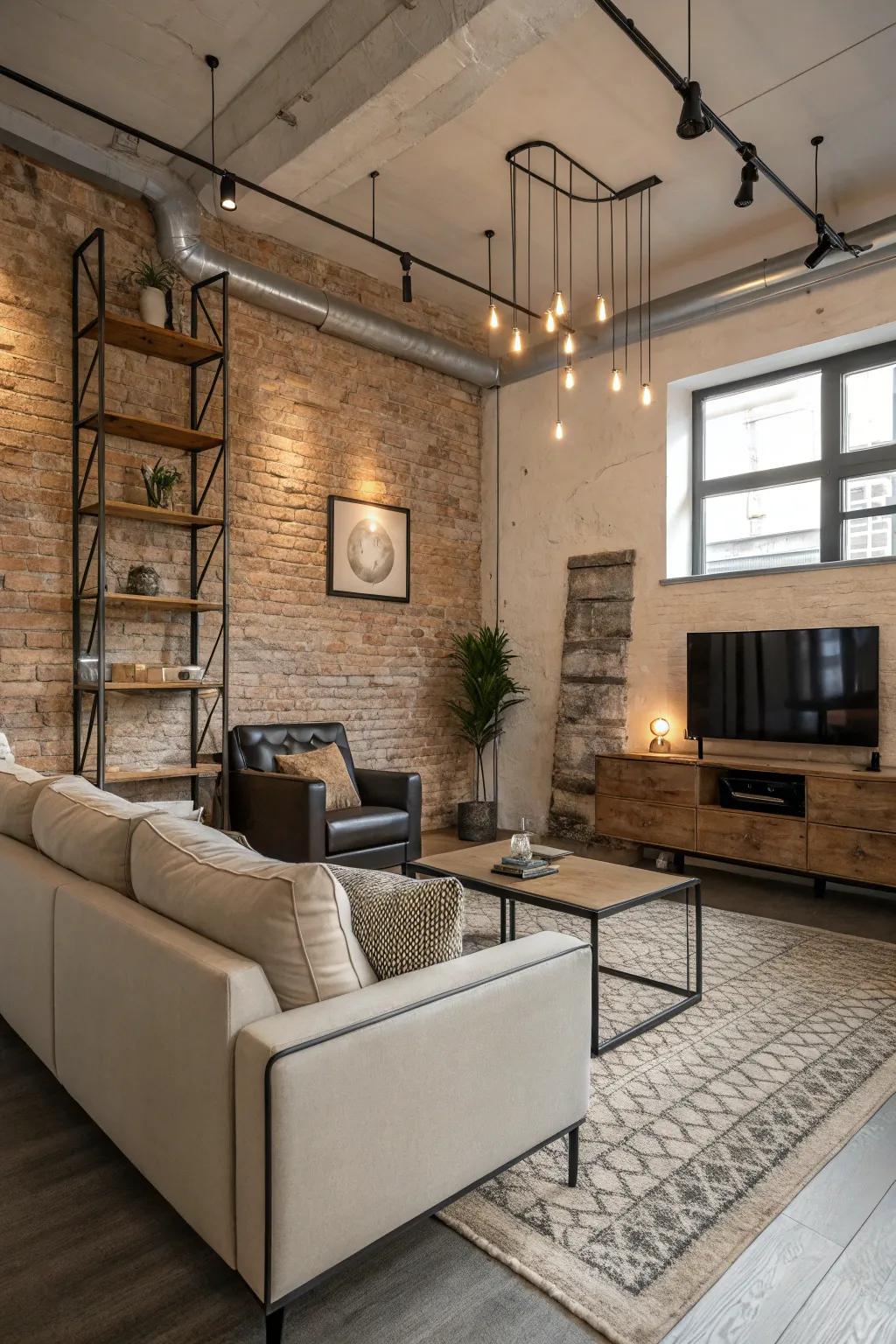 Muted tones let the core industrial elements become the focal point.