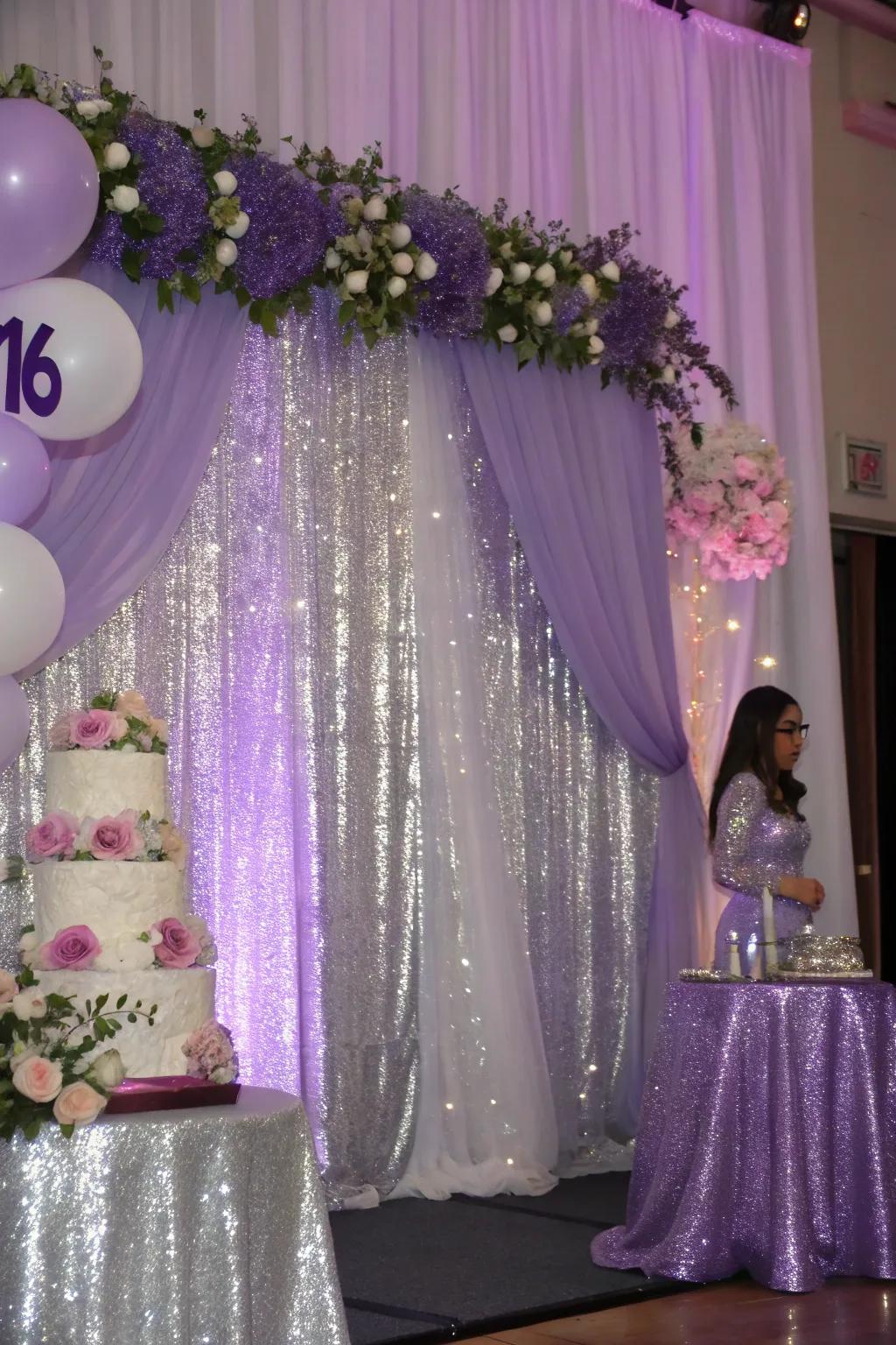 A captivating backdrop that infuses sparkle and charm into every snapshot.