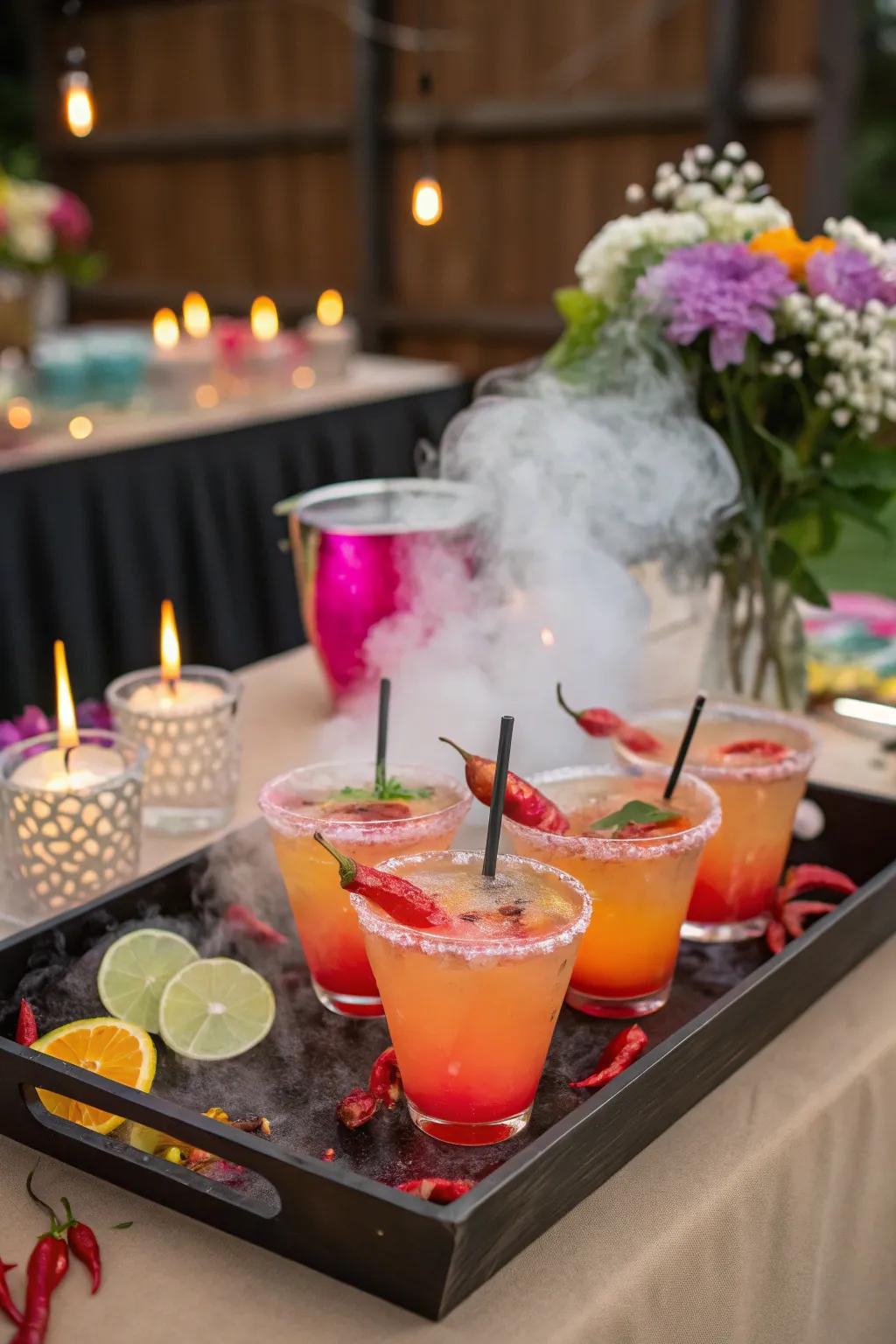 Raise a glass of spirited cocktails to your new chapter.