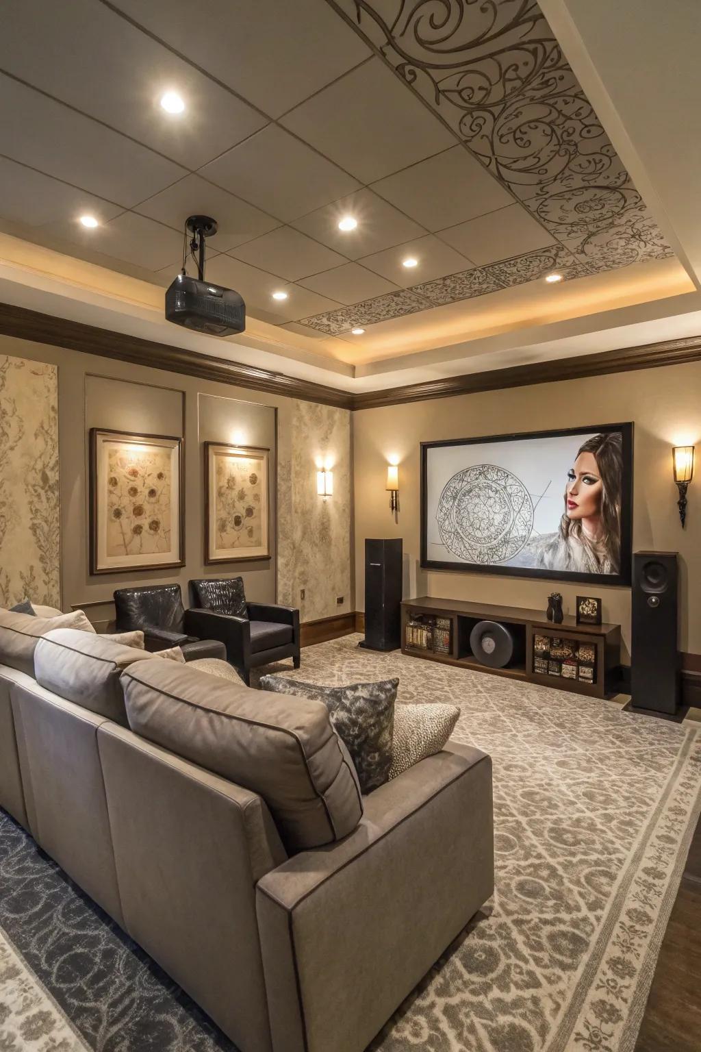 Surround yourself in sound with an excellent audio system.