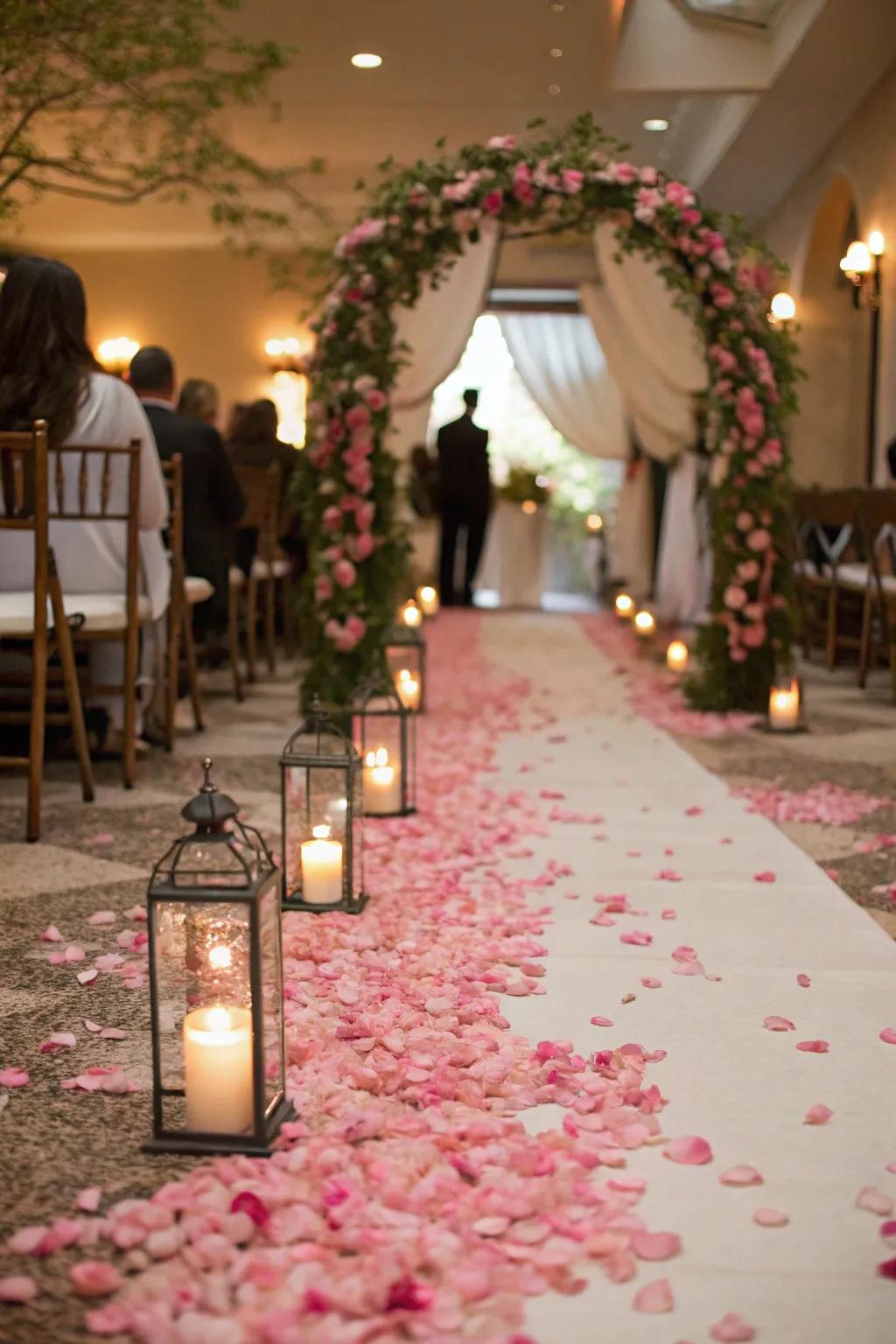 Lead the way with charmingly decorated processional adornments.