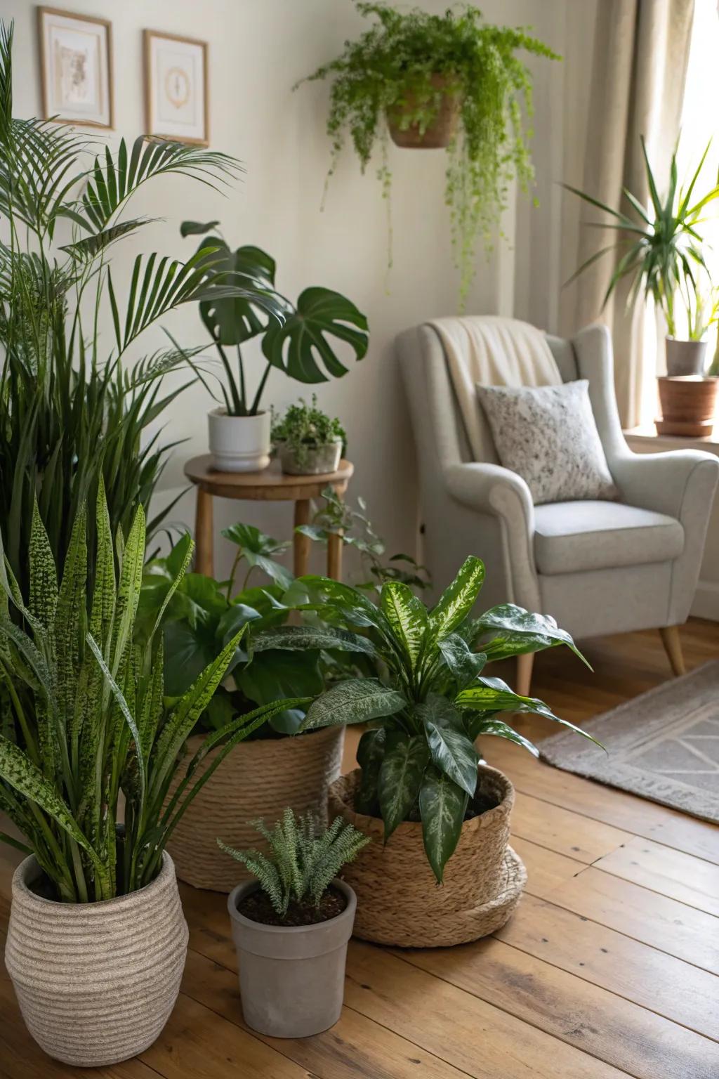 Revitalize forgotten corners with a green sanctuary.