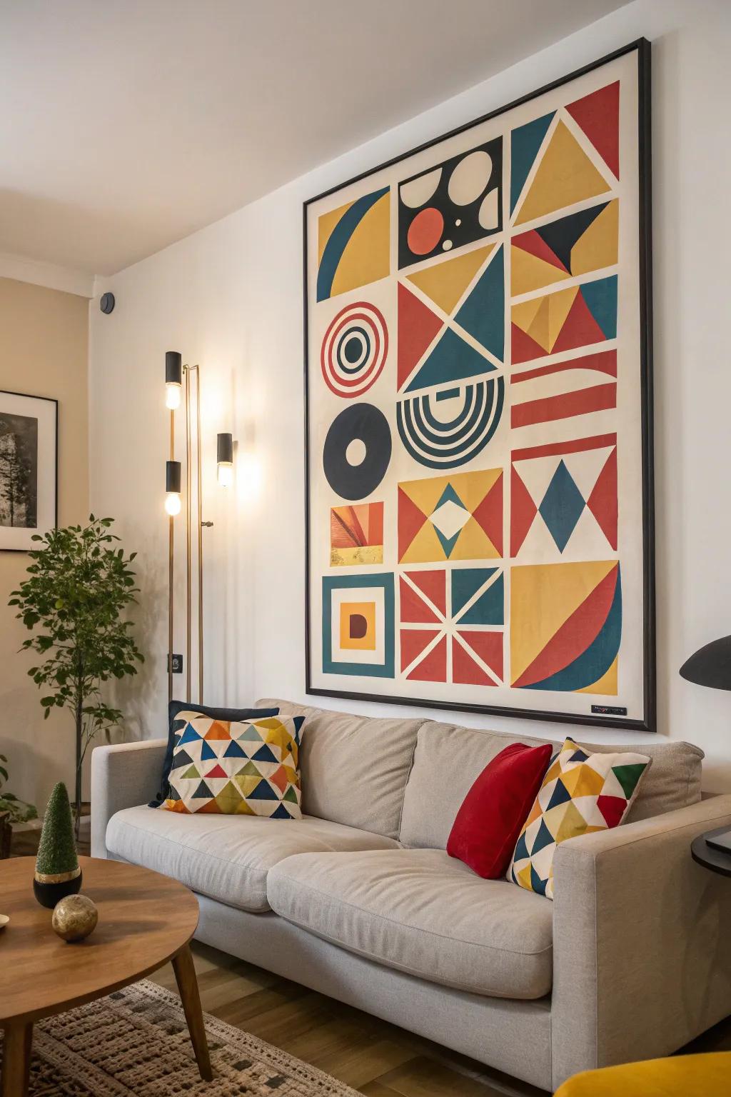 Abstract posters are a celebration of imagination.
