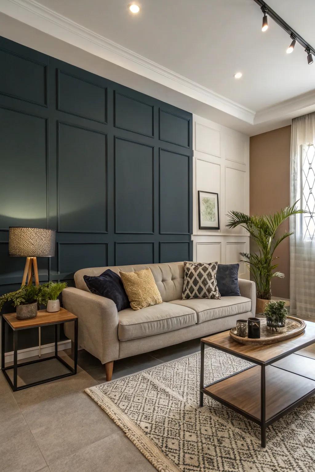 Color division introduces vibrant visual charm.