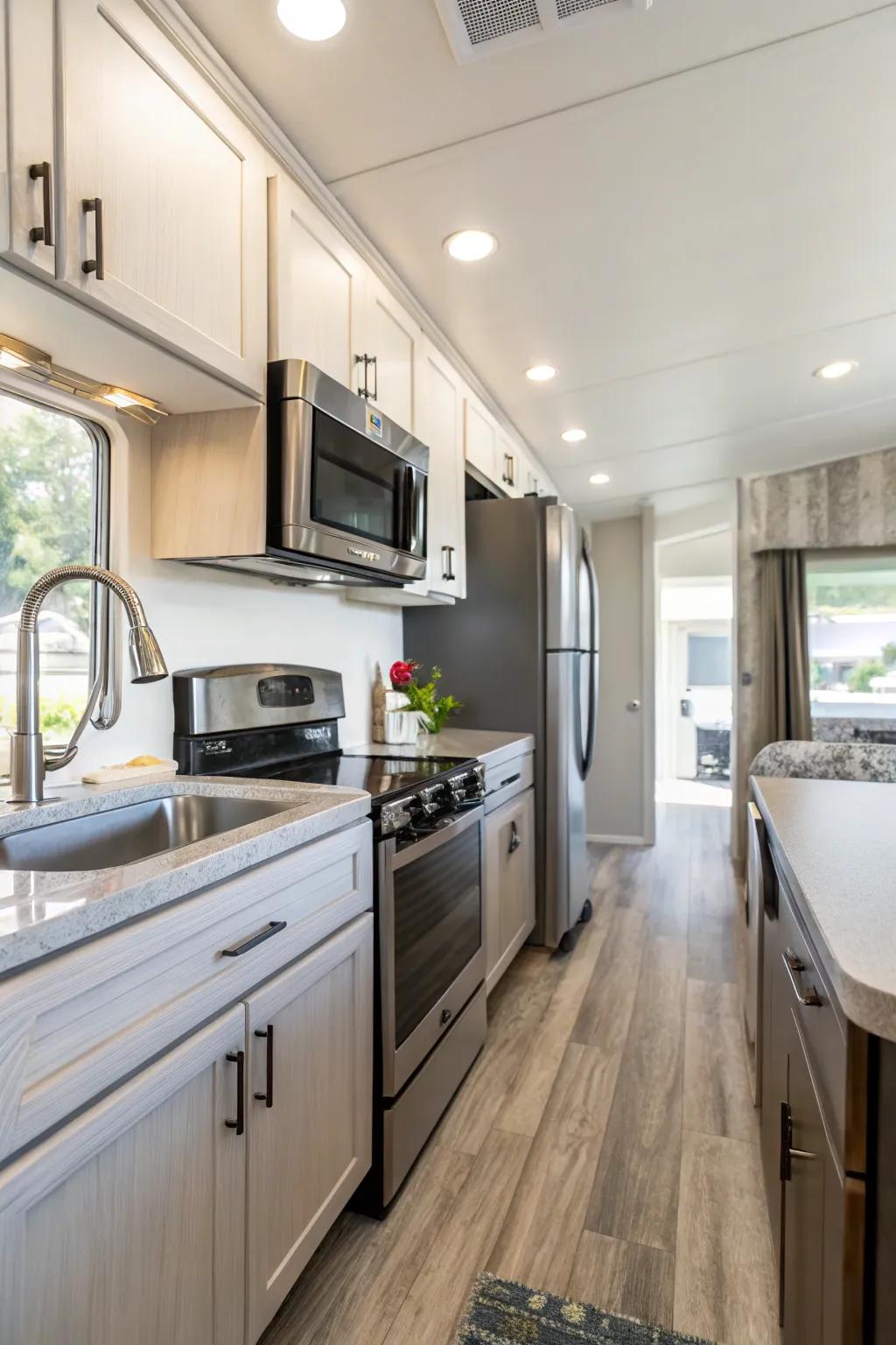 Elevate your kitchen with modern efficiency and style.