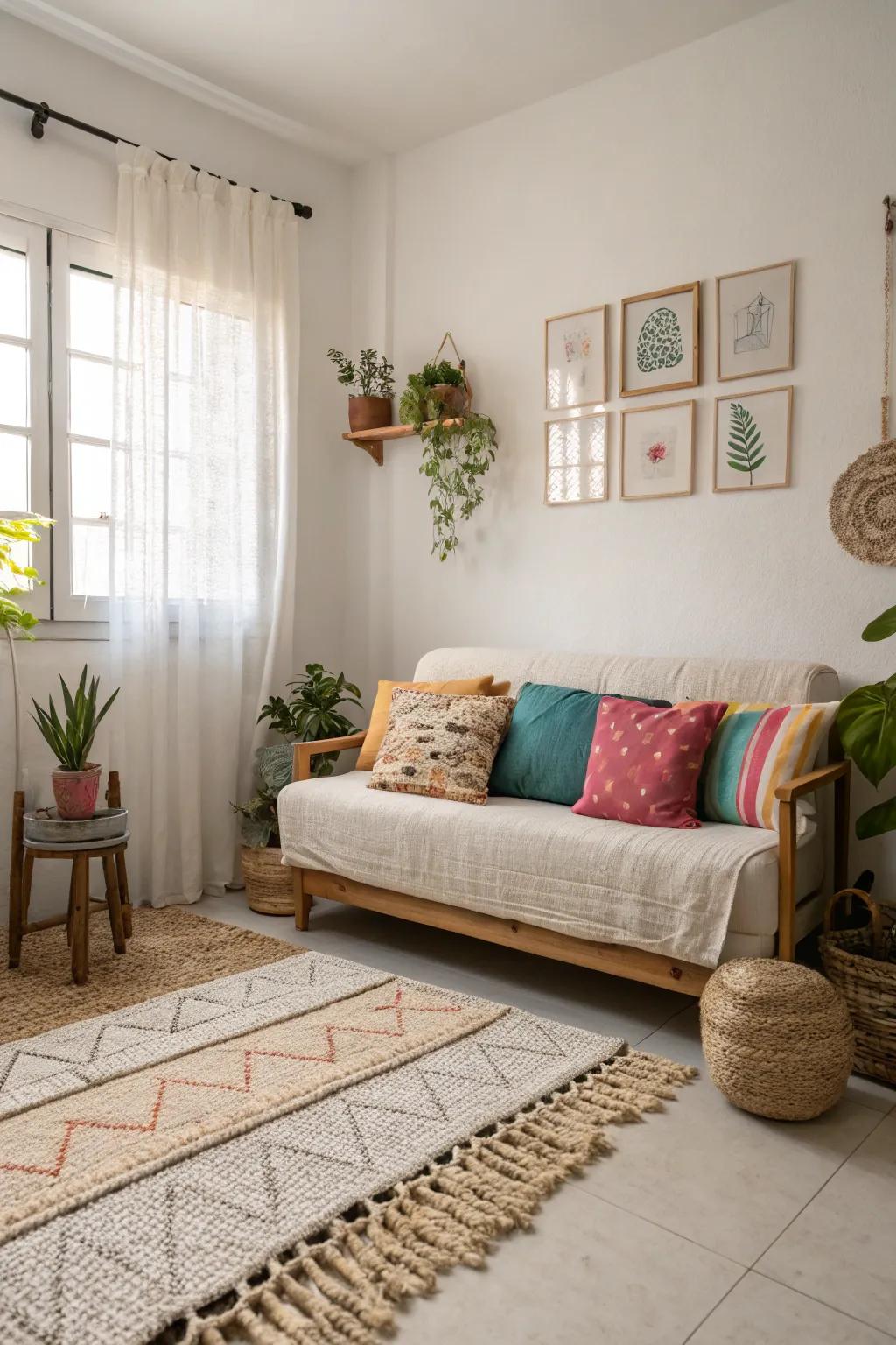 Decorative accents to inject energy and personal flair.