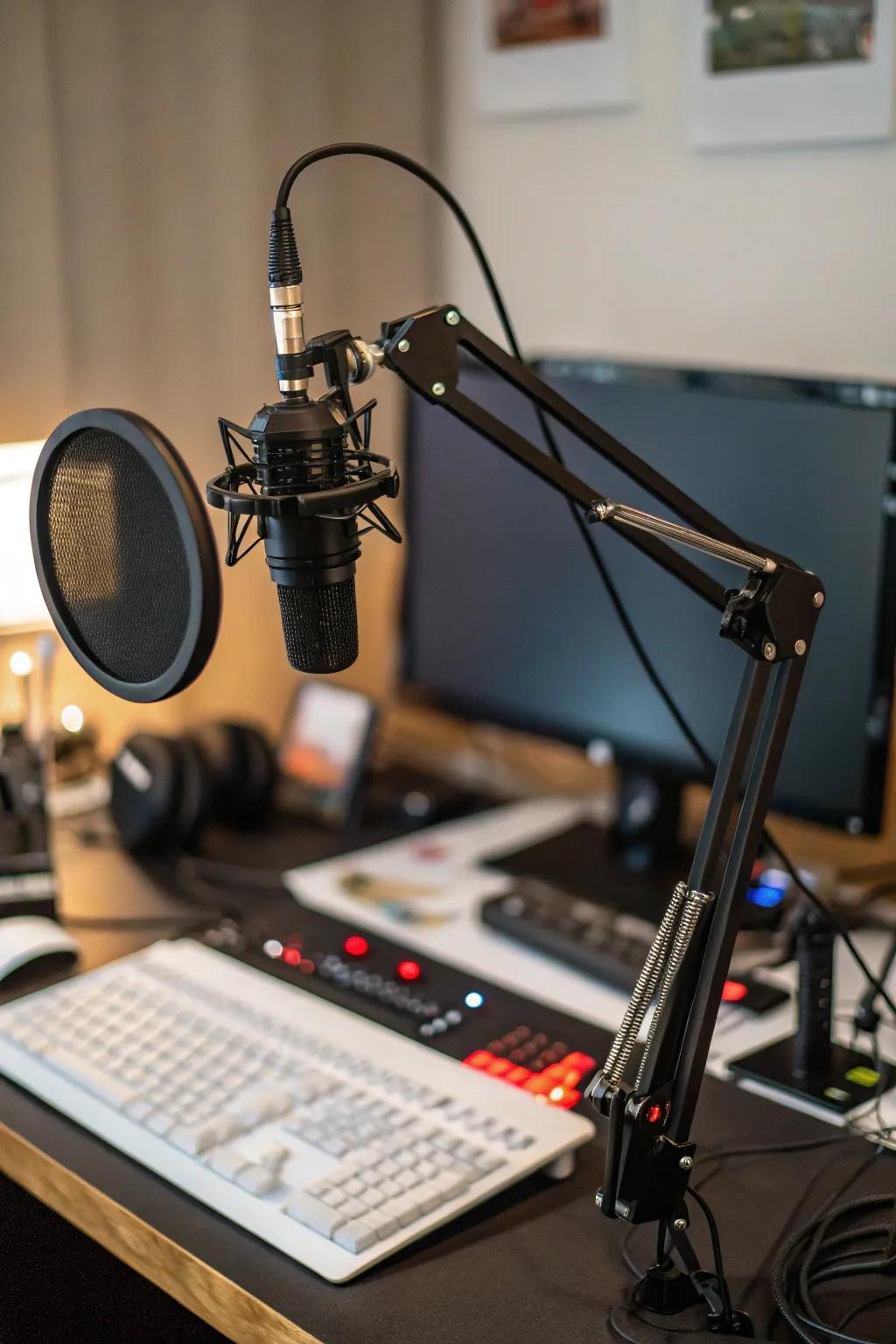 Get crystal-clear audio with a top-notch microphone setup.