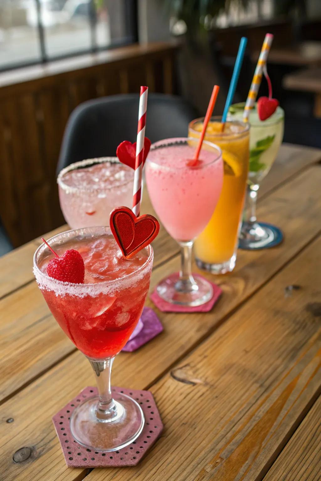 Concocting cocktails contributes an aromatic twist to your celebration.