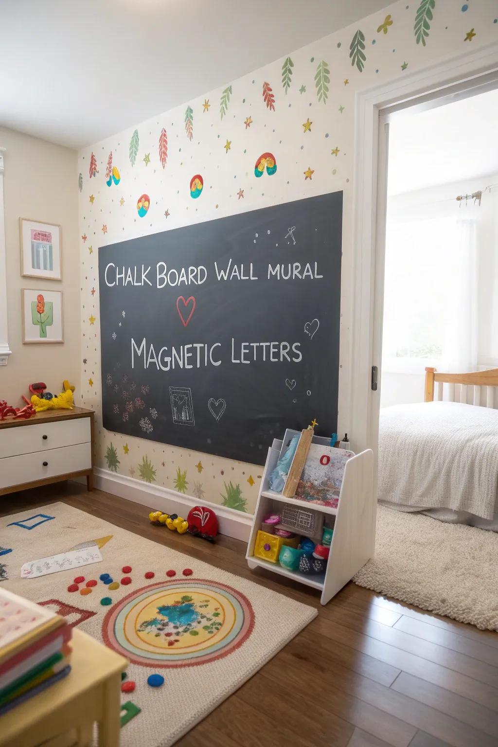 Dynamic walls spark creativity and play.