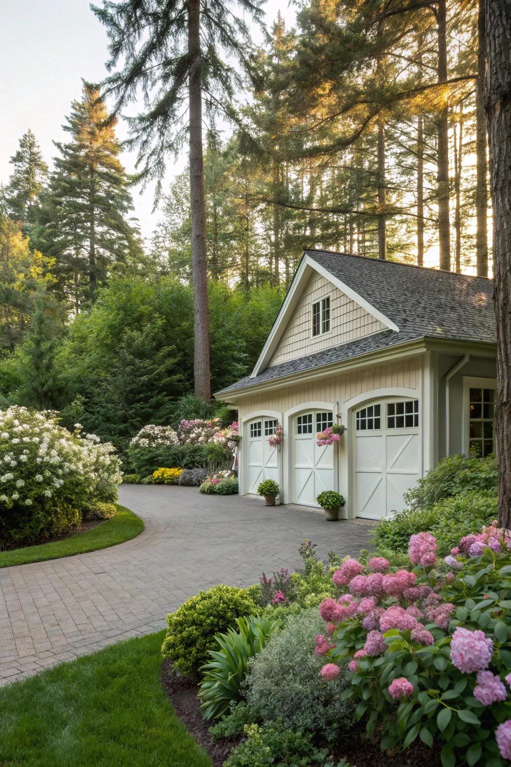 A secluded retreat: The advantages of an isolated garage.
