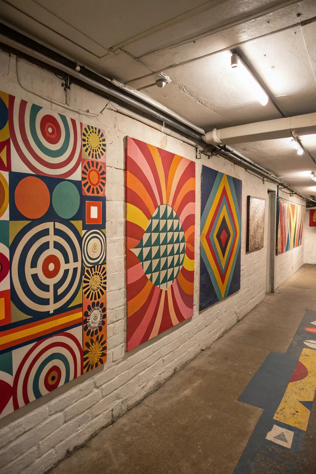 Retro ornamental designs imbue character and vibrancy.