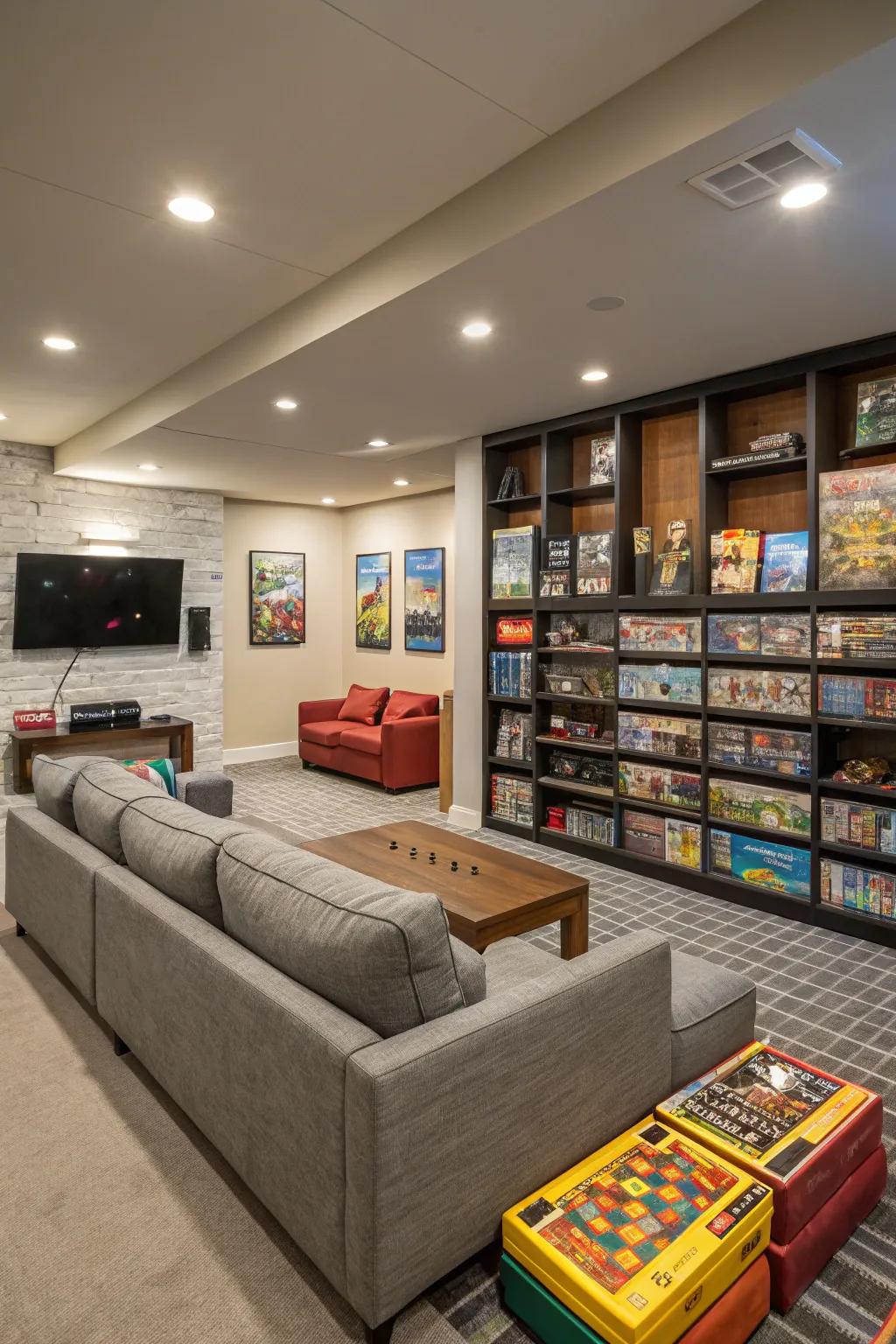 Organizing zones for diverse activities optimizes space usage within your game room.