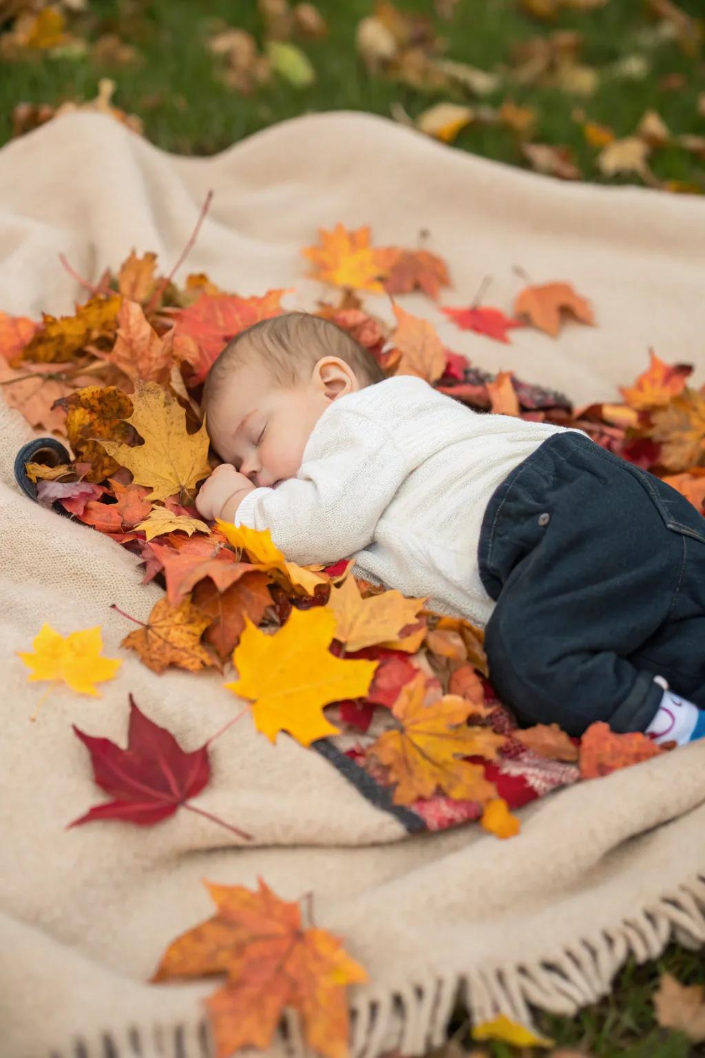 Seasonal accents lend a festive pop to your photos.