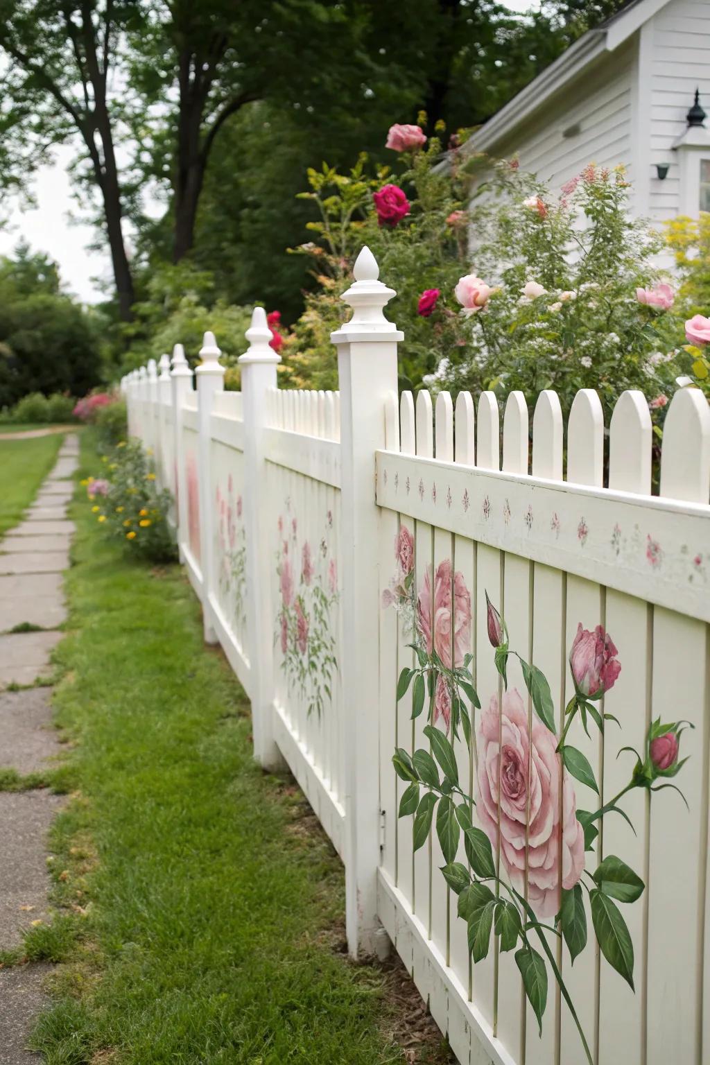 Vintage roses bring grace and romance to your garden fence.