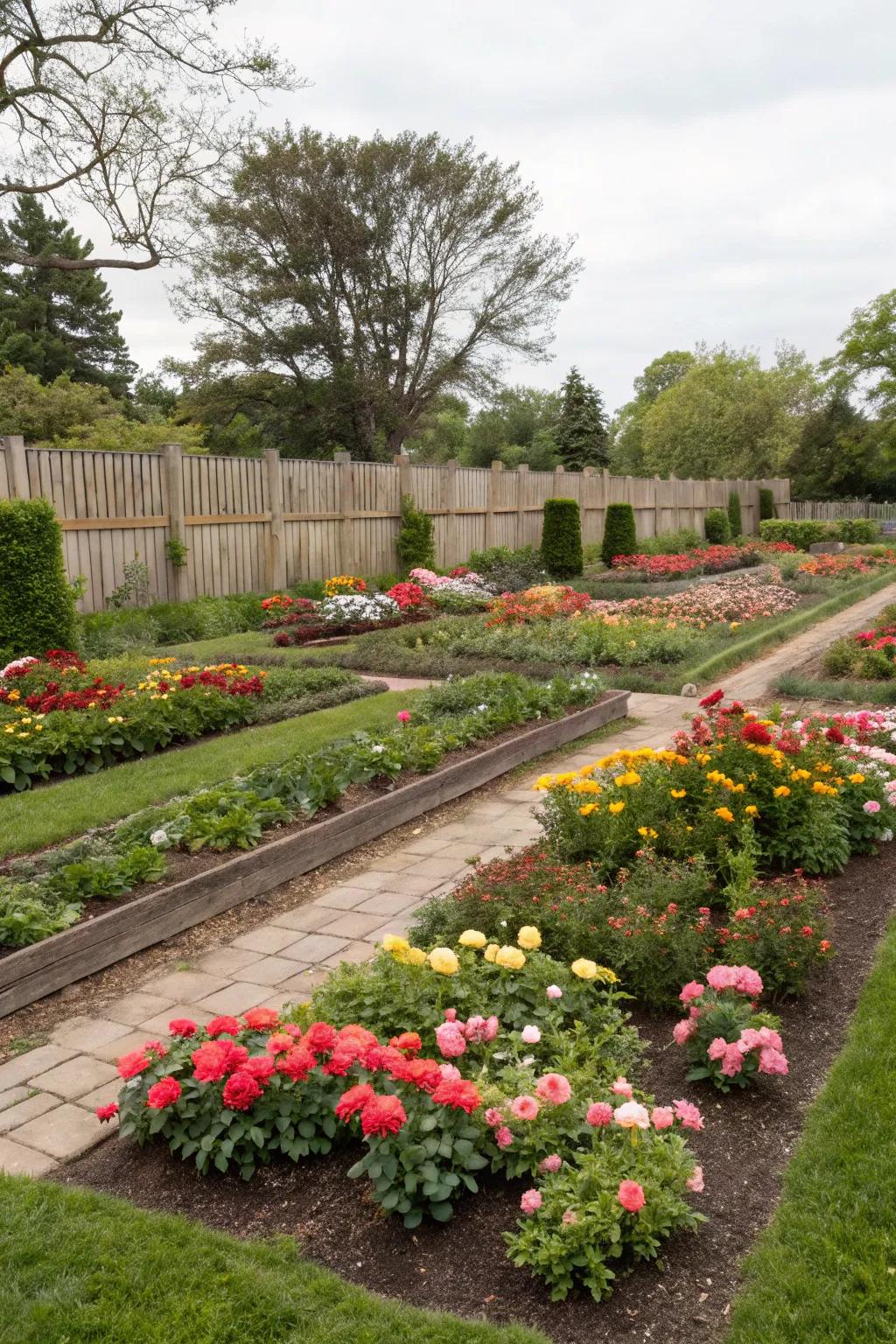 Enchantment of ground cover for a well-kept and hydrated garden.