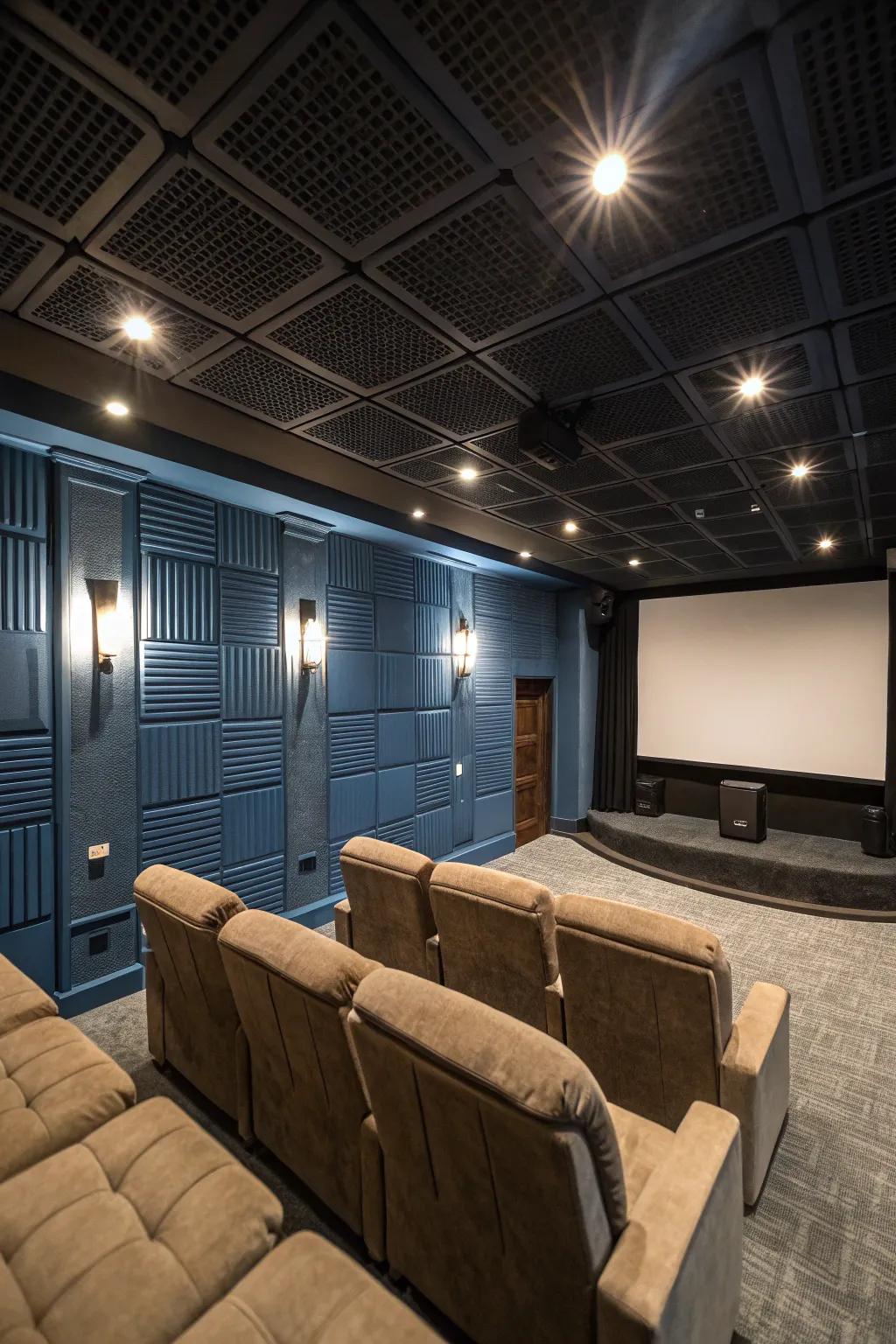 Soundproofing ensures superb audio quality for a fully immersive experience.