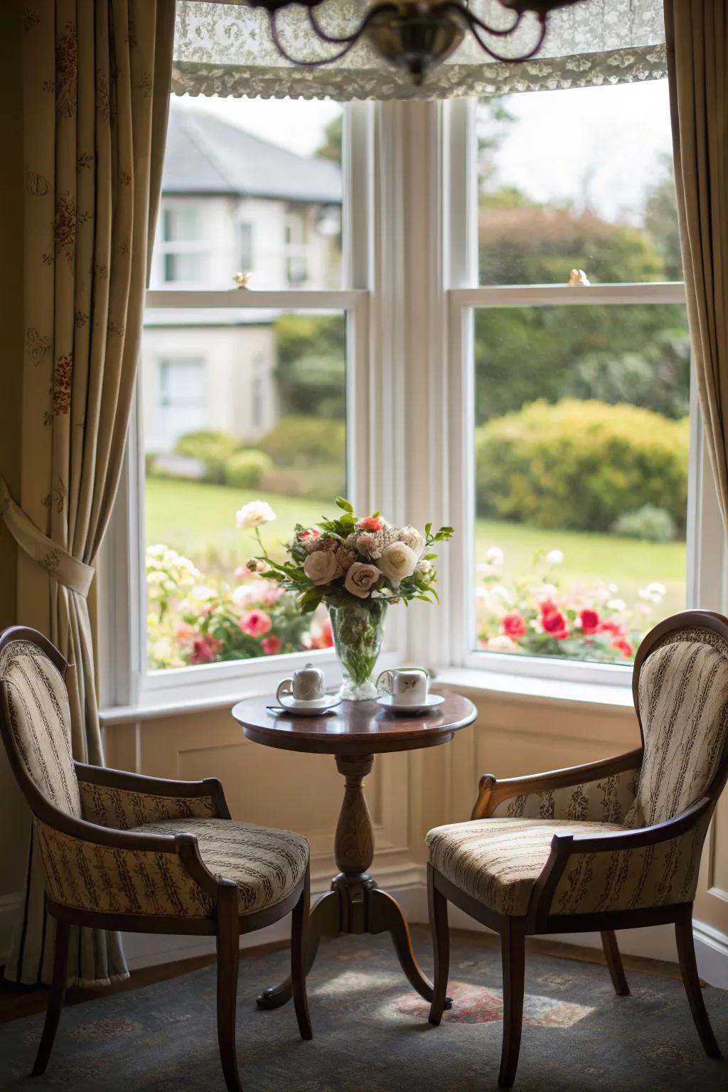 The ideal location for cozy chats with family and friends.