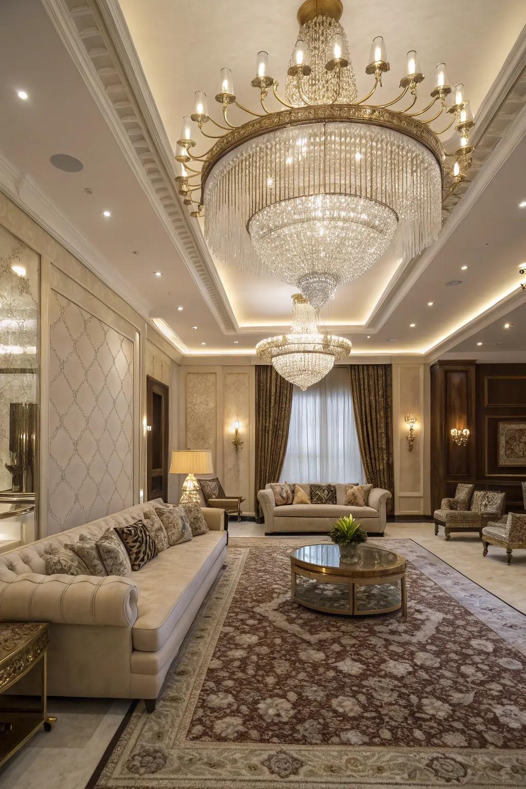 Pendants add elegance and focus to your ceiling.