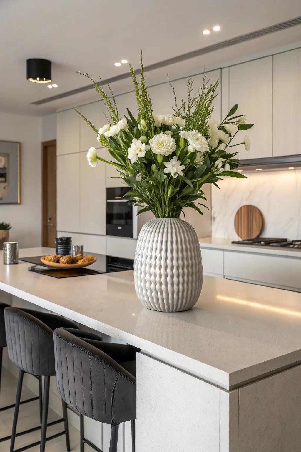 Accept minimalism with an impressive artistic container.