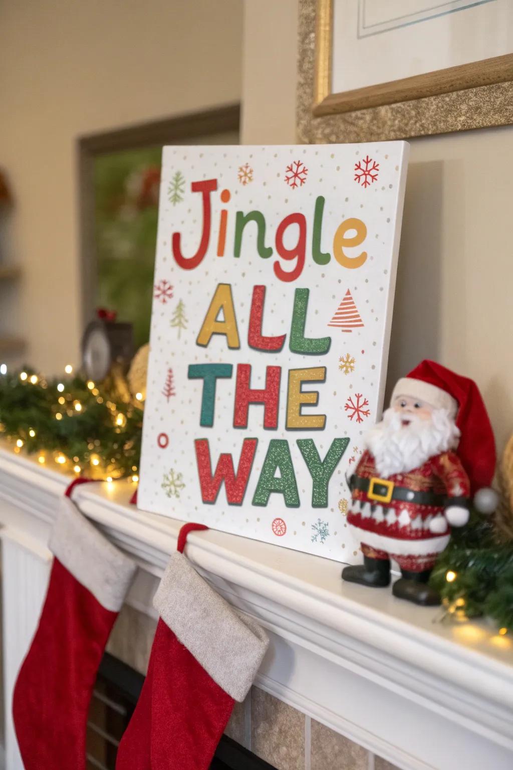 Bring color and fun with whimsical word art.