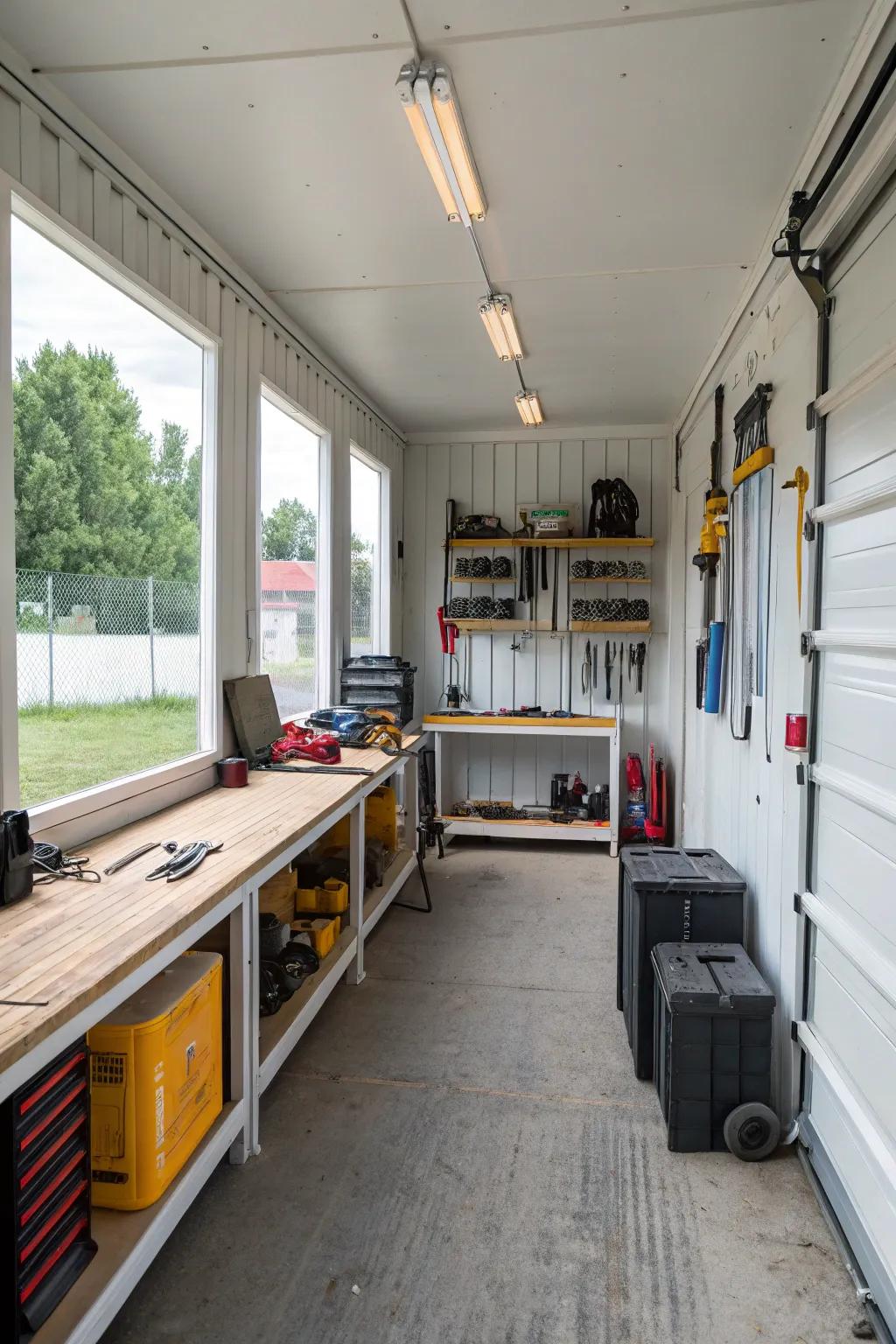 Convert a container into a ultimate workshop for creativity and production.