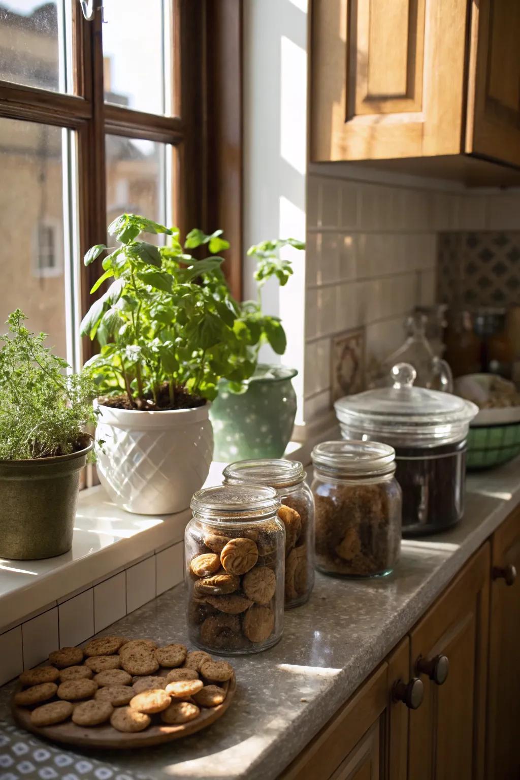 Unite biscuit barrels with the influence of the natural world.
